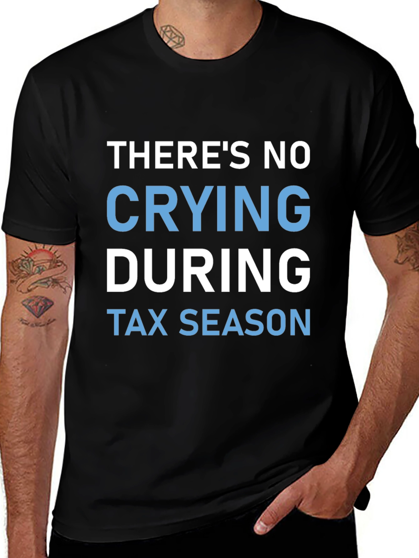 No Crying During Tax Season Graphic Tee