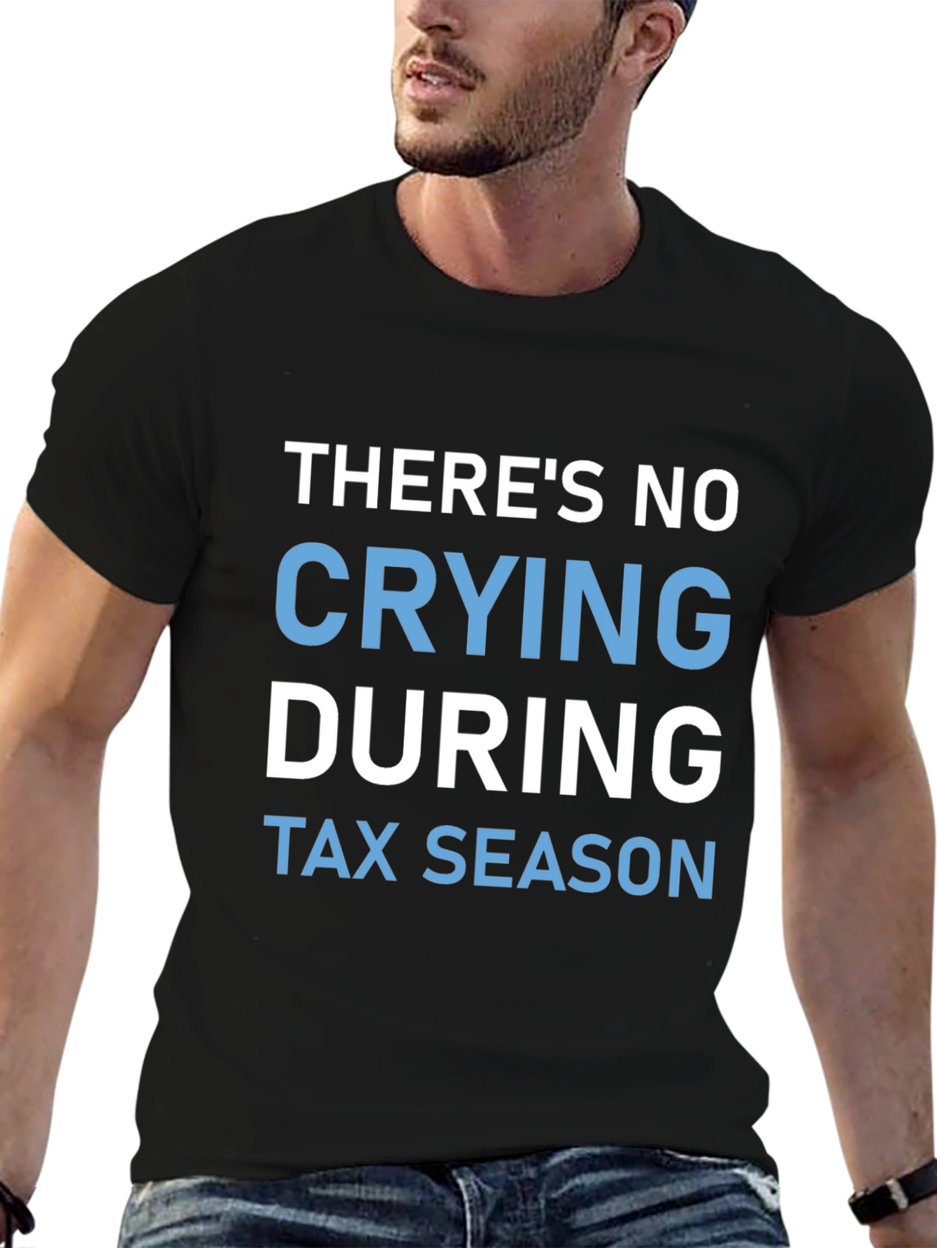 No Crying During Tax Season Graphic Tee
