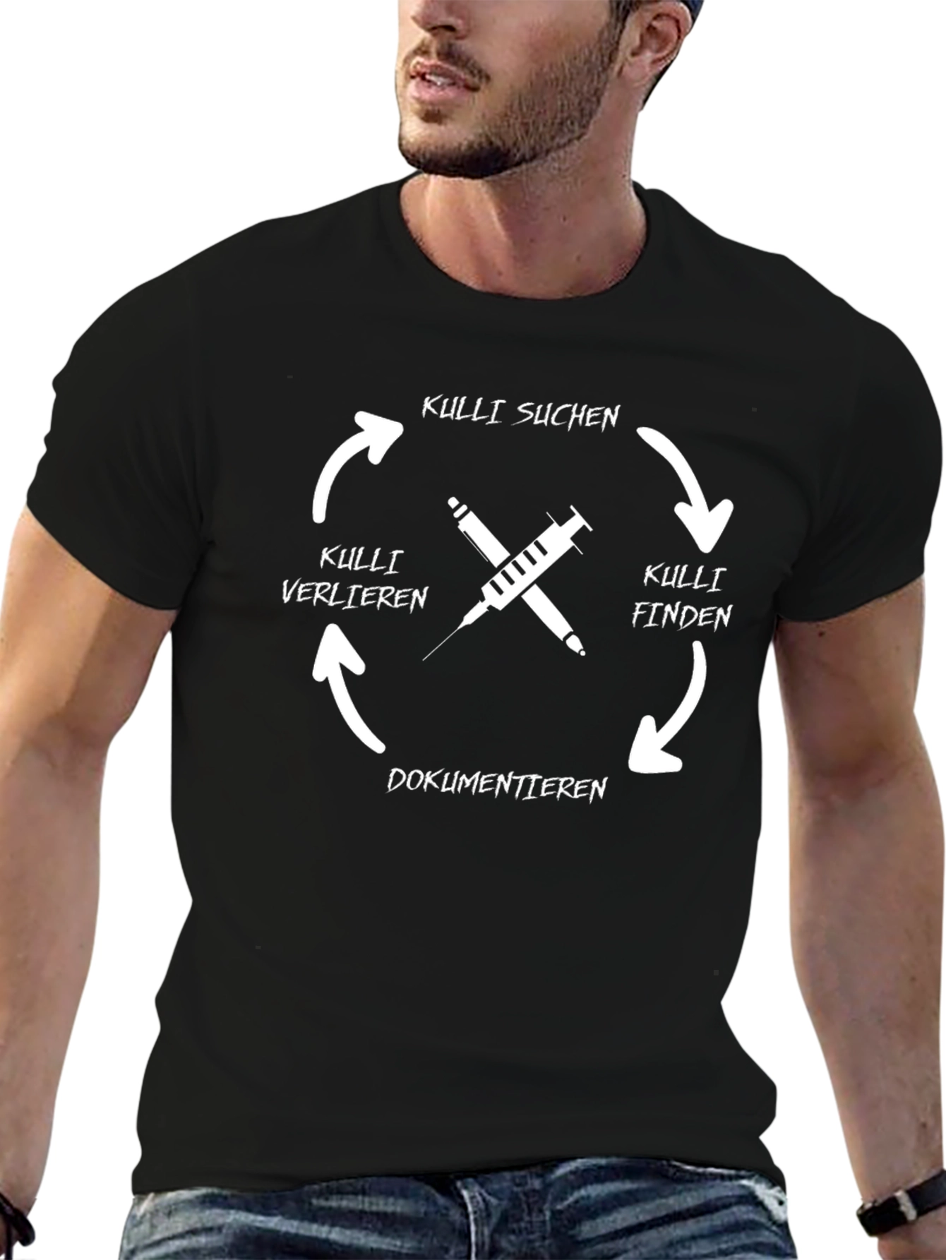 Funny Medical T-Shirt - Search Find Lose