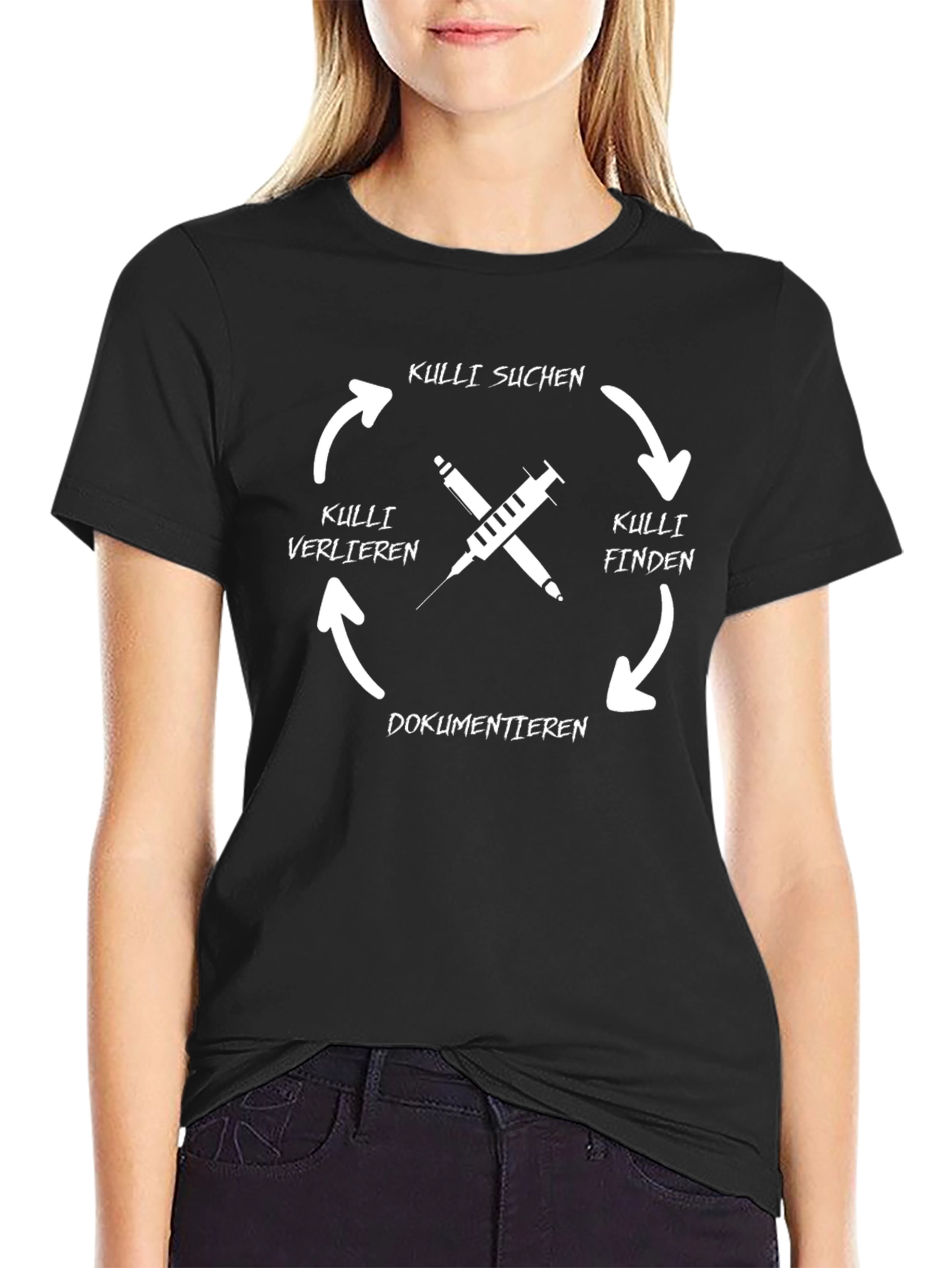 Funny Medical T-Shirt - Search Find Lose