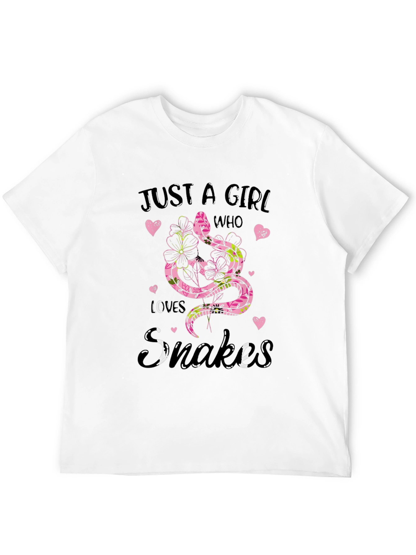 Just A Girl Who Loves Snakes Graphic Tee