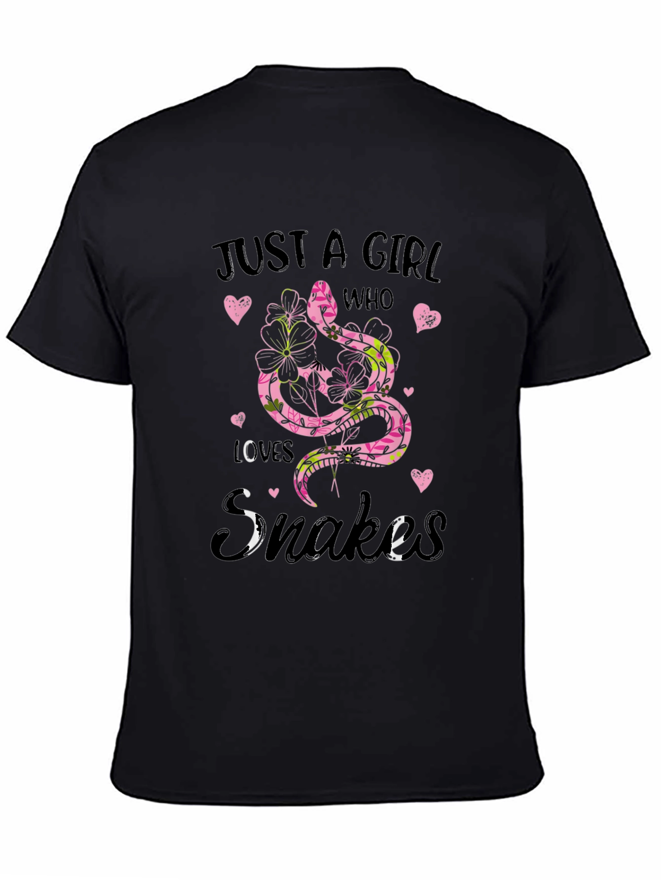 Just A Girl Who Loves Snakes Graphic Tee