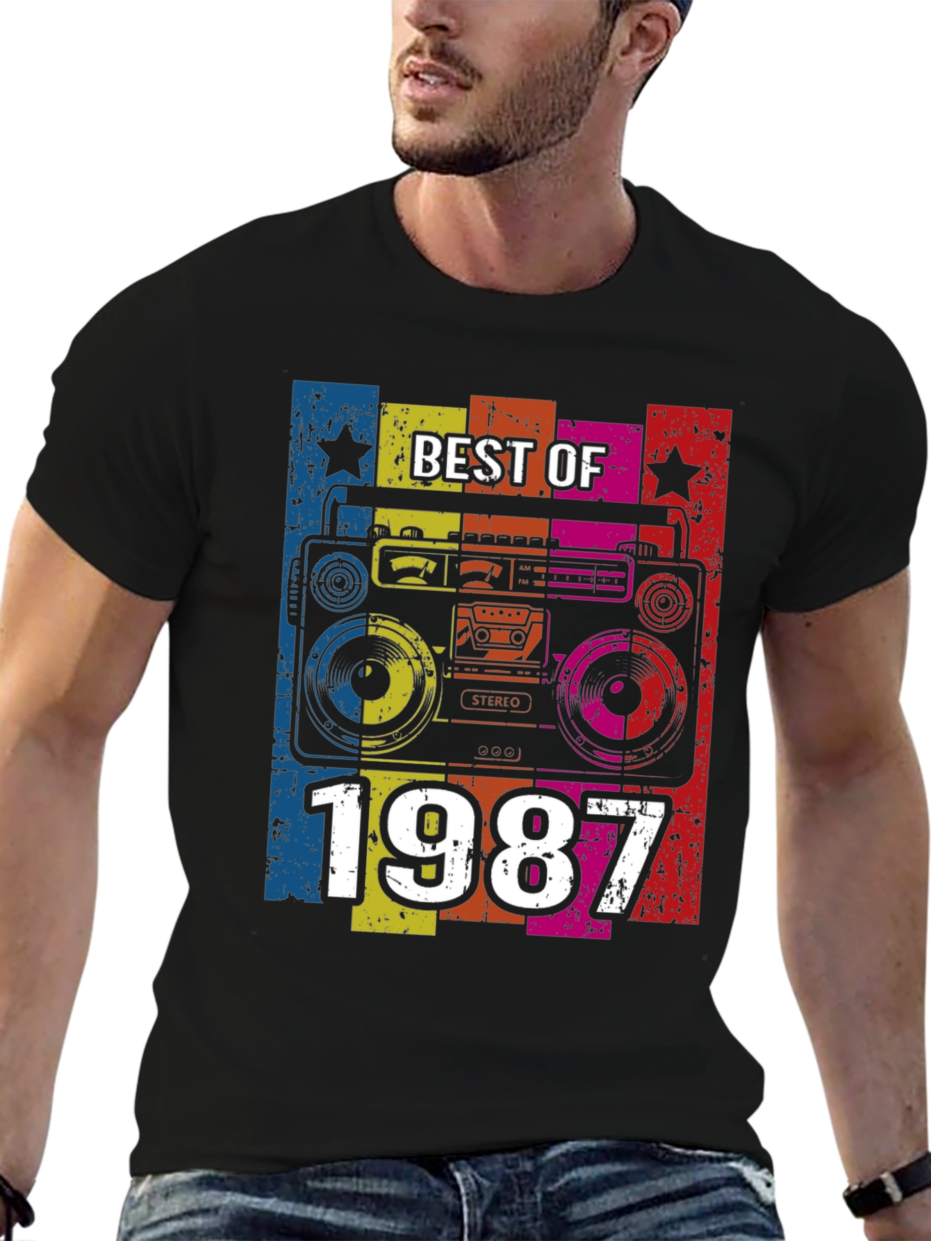 Best of 1987 Boombox Graphic T-Shirt