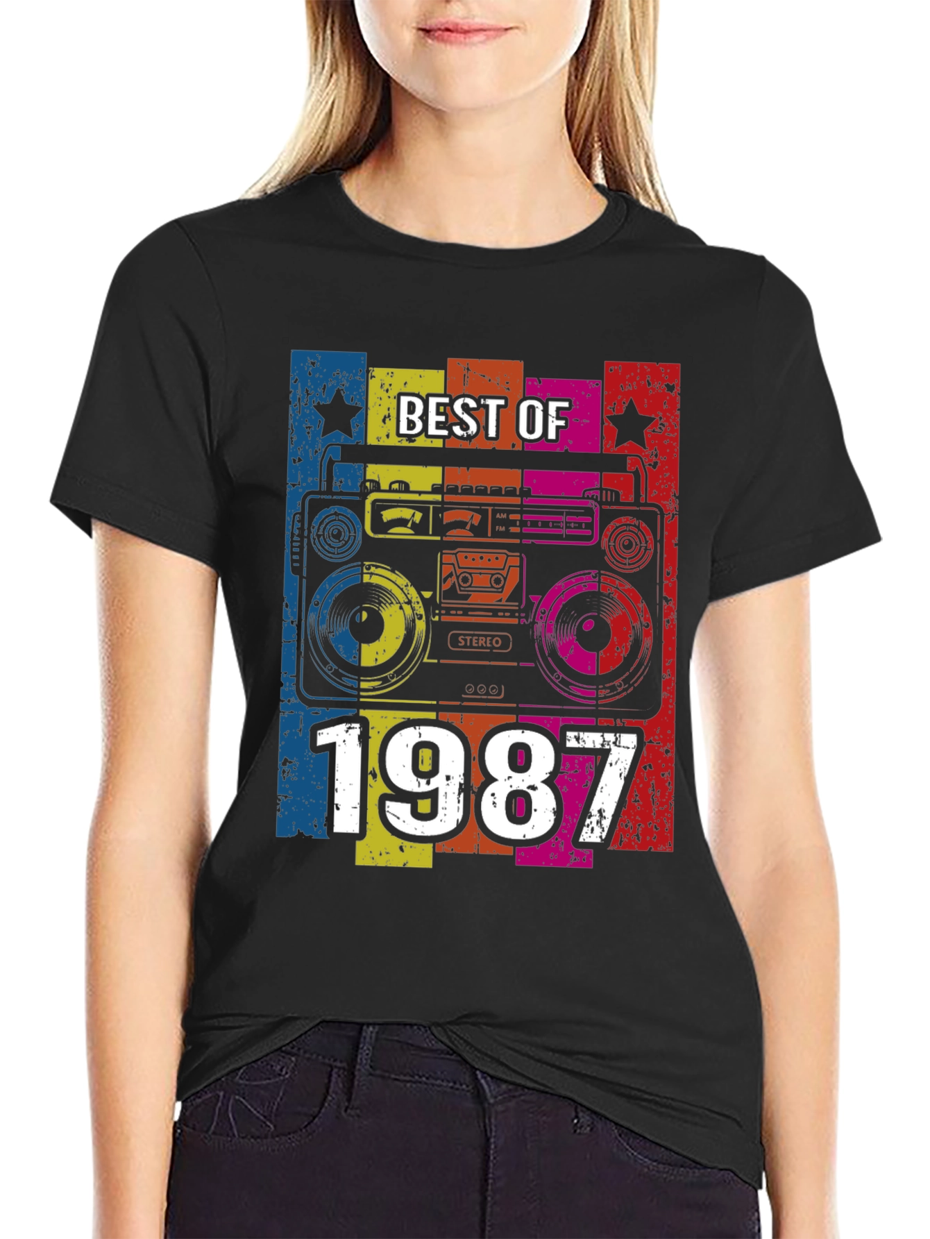 Best of 1987 Boombox Graphic T-Shirt