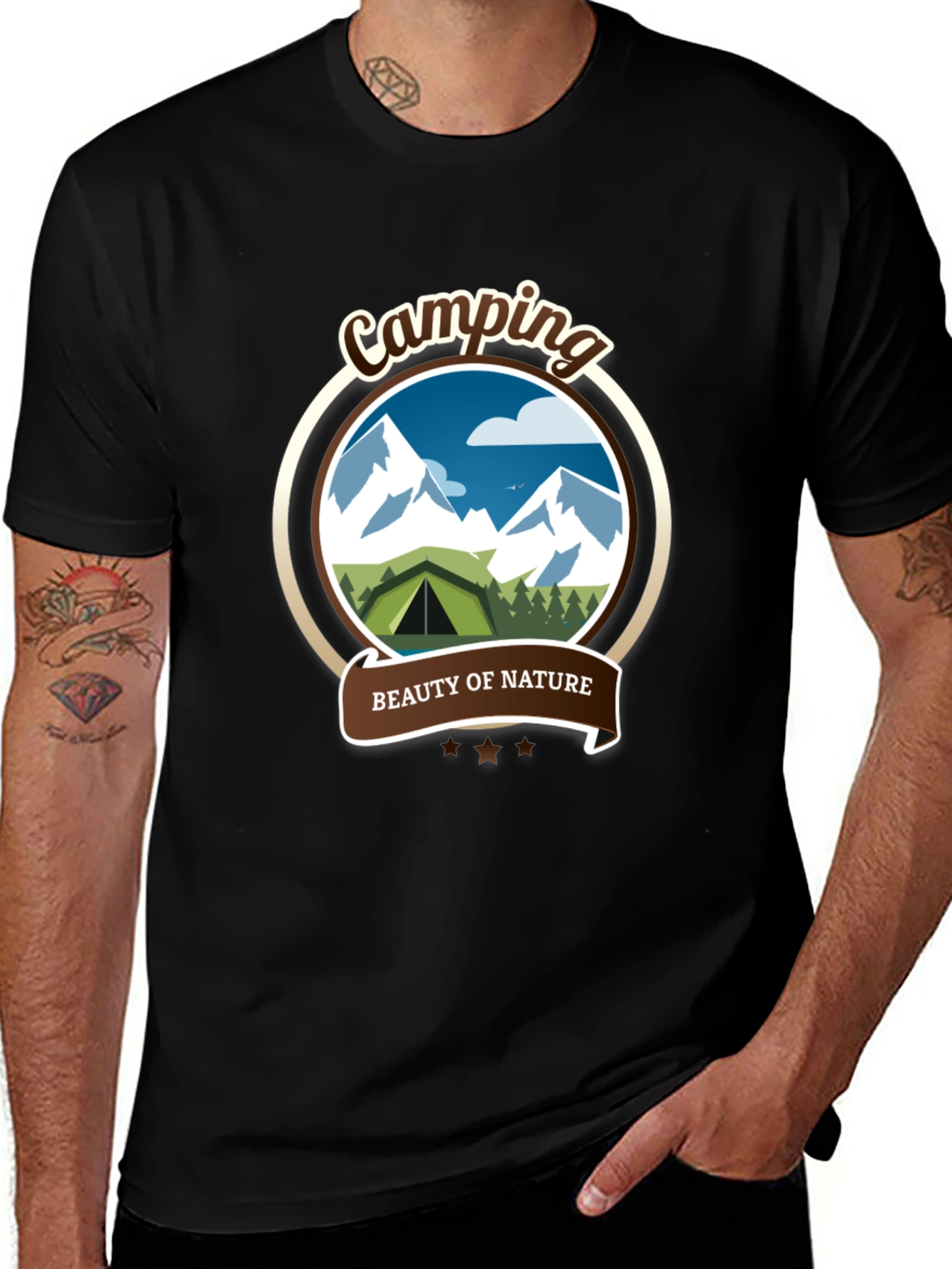 Camping Beauty of Nature Graphic Tee