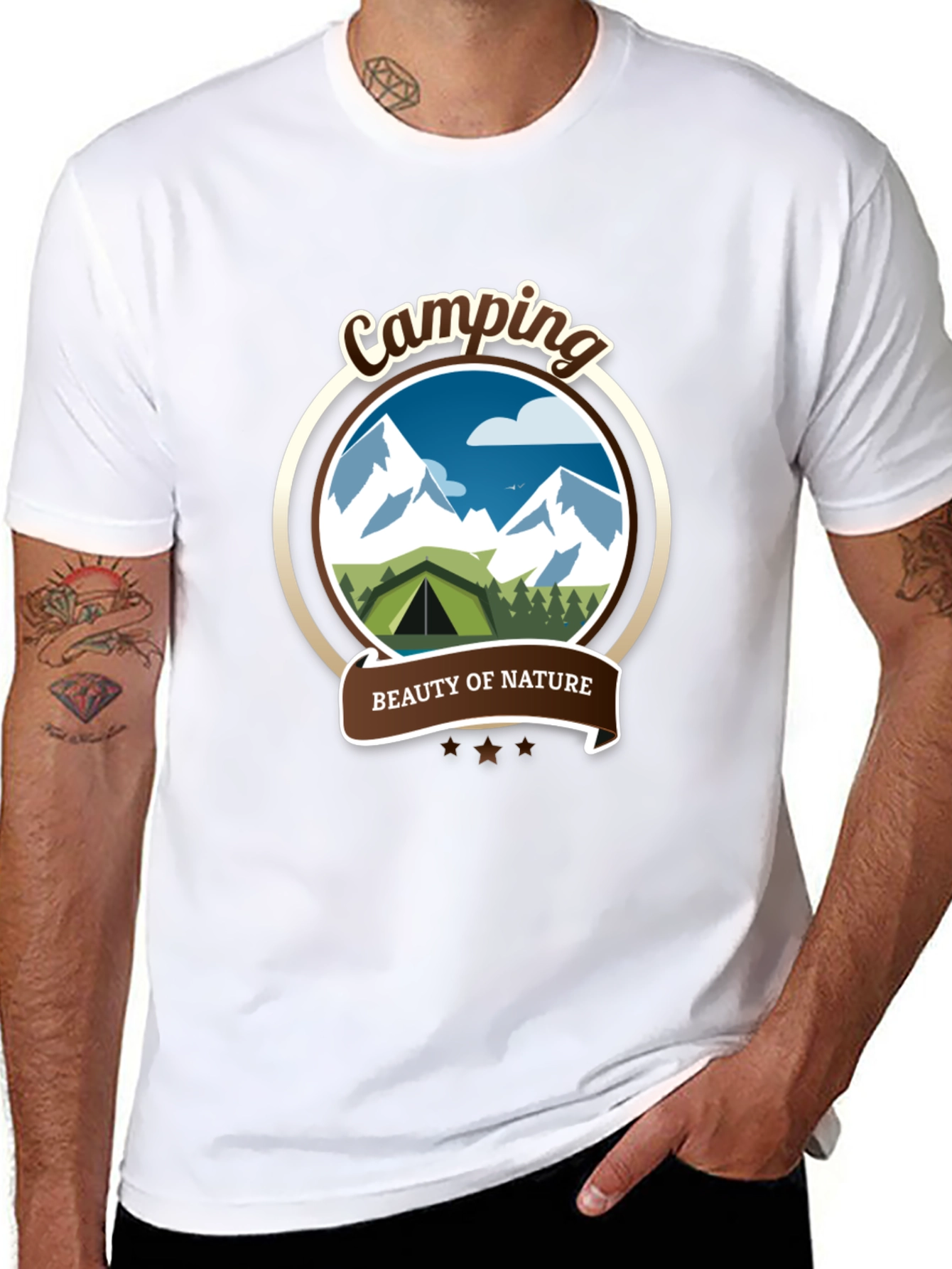 Camping Beauty of Nature Graphic Tee