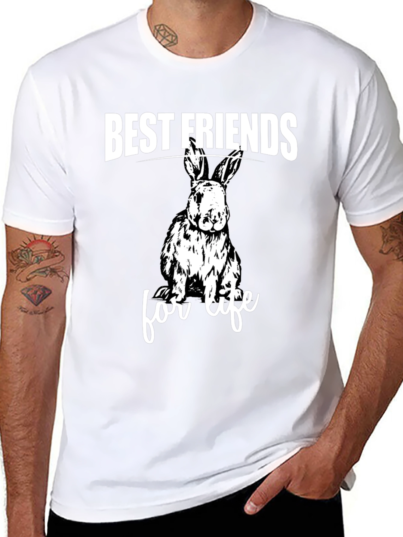 Best Friends for Life Rabbit T-Shirt