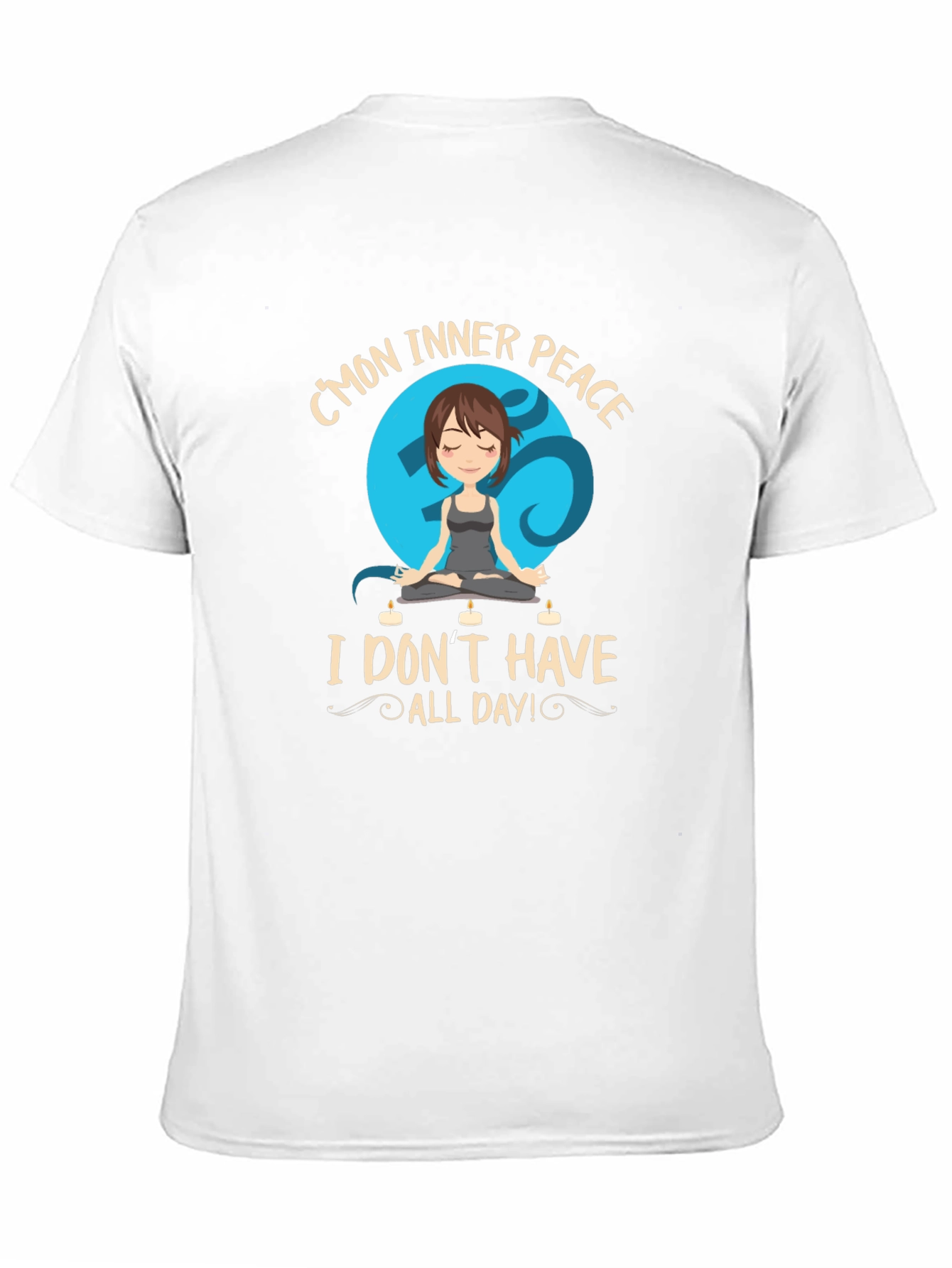 Inner Peace Yoga T-Shirt - Funny Meditation Tee