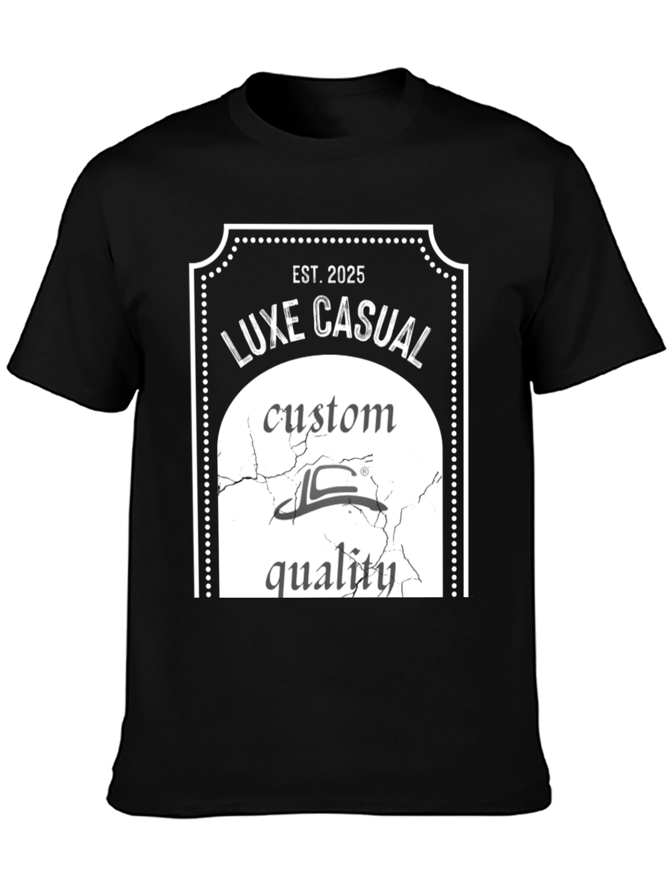 Luxe Casual Est. 2025 Graphic T-Shirt