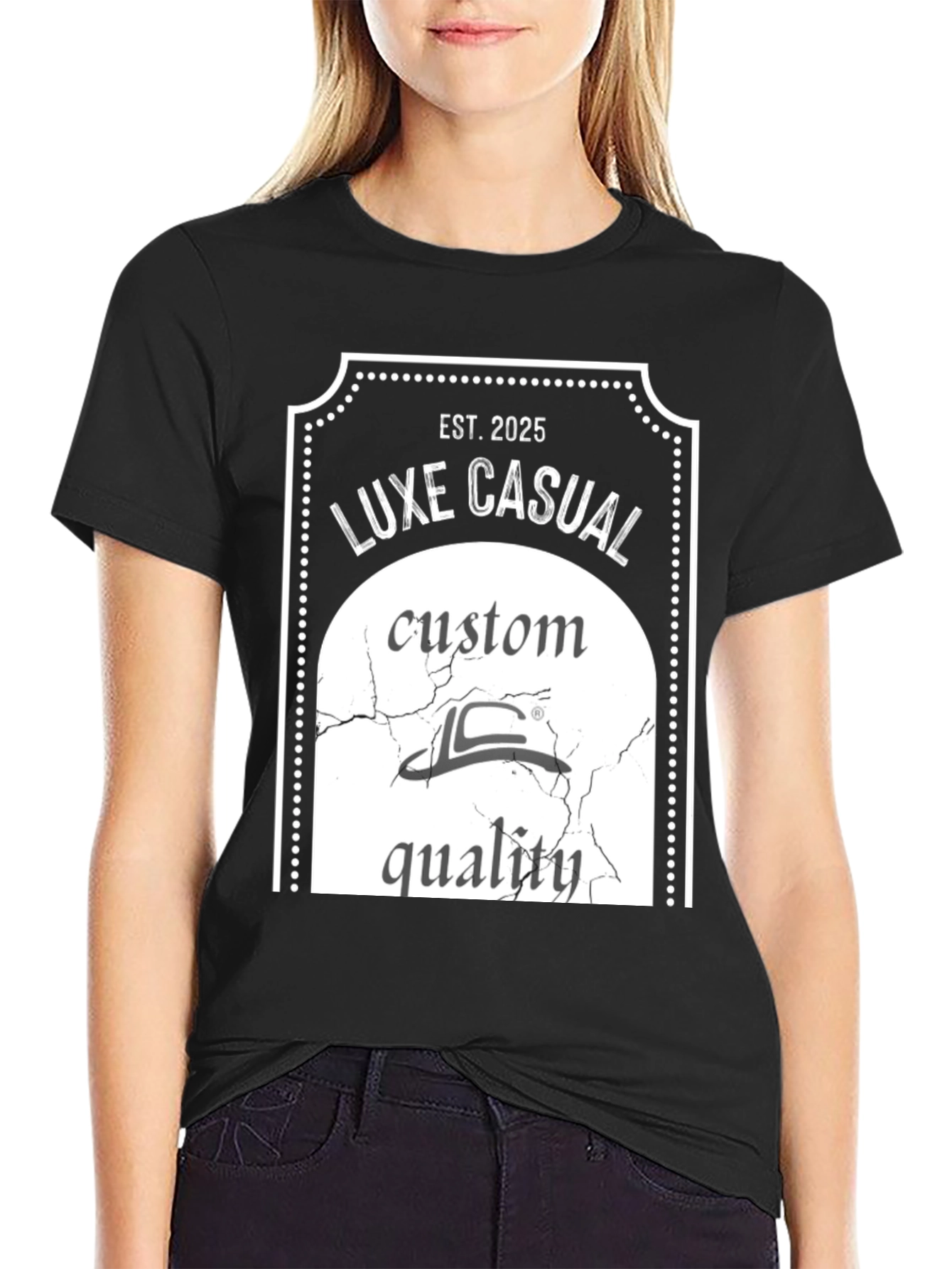 Luxe Casual Est. 2025 Graphic T-Shirt