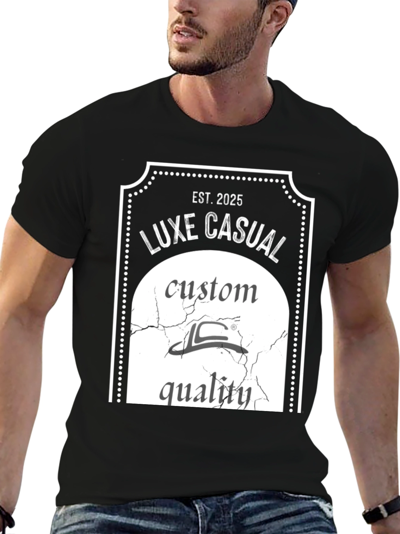 Luxe Casual Est. 2025 Graphic T-Shirt