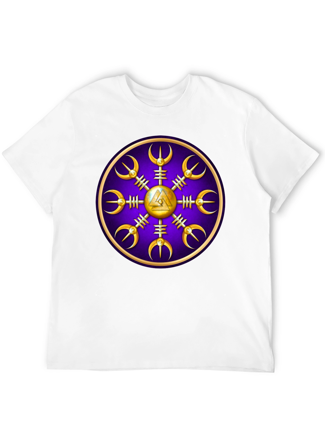 Viking Helm of Awe Graphic Tee - Black