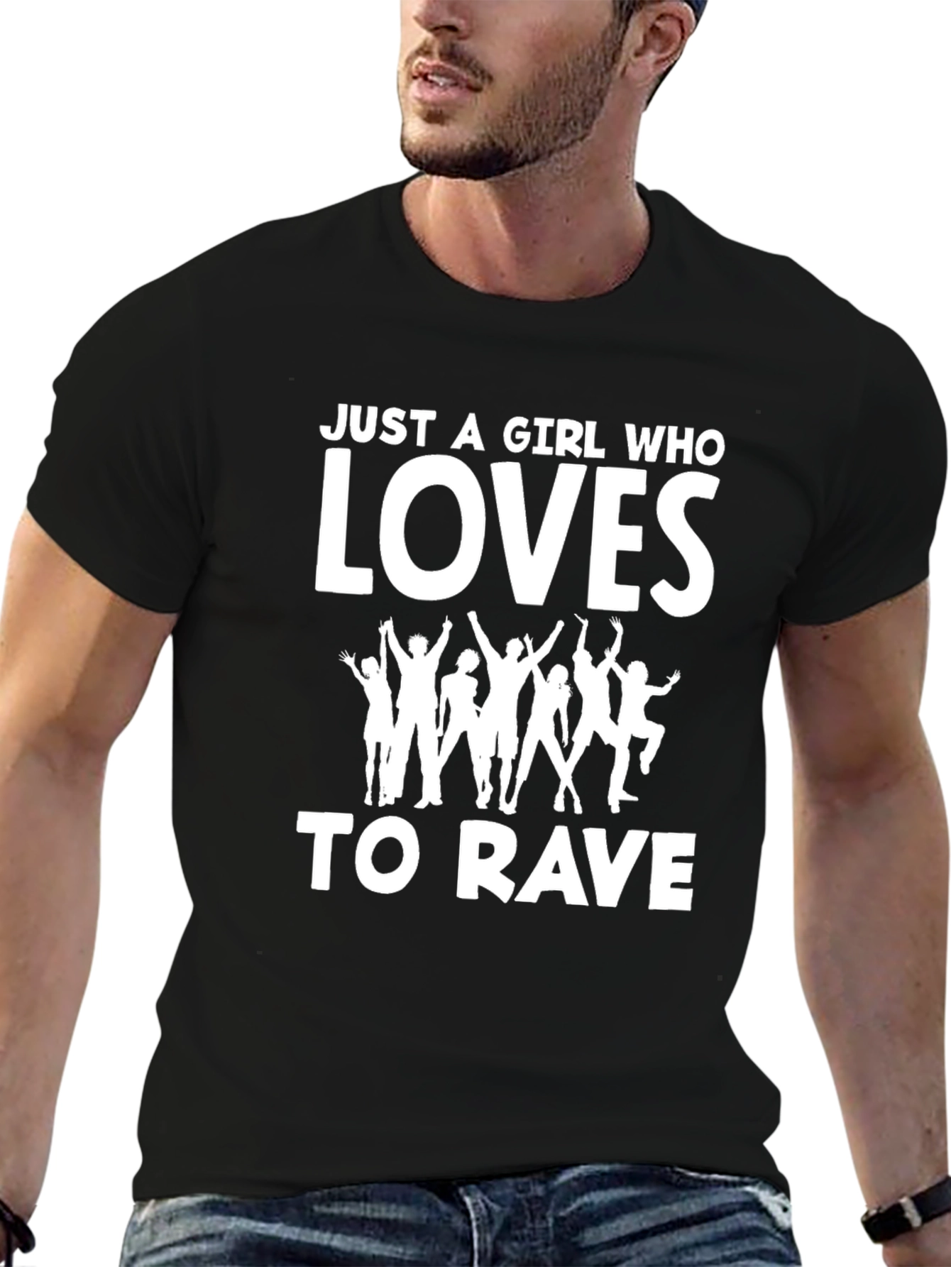 Just A Girl Who Loves To Rave T-Shirt