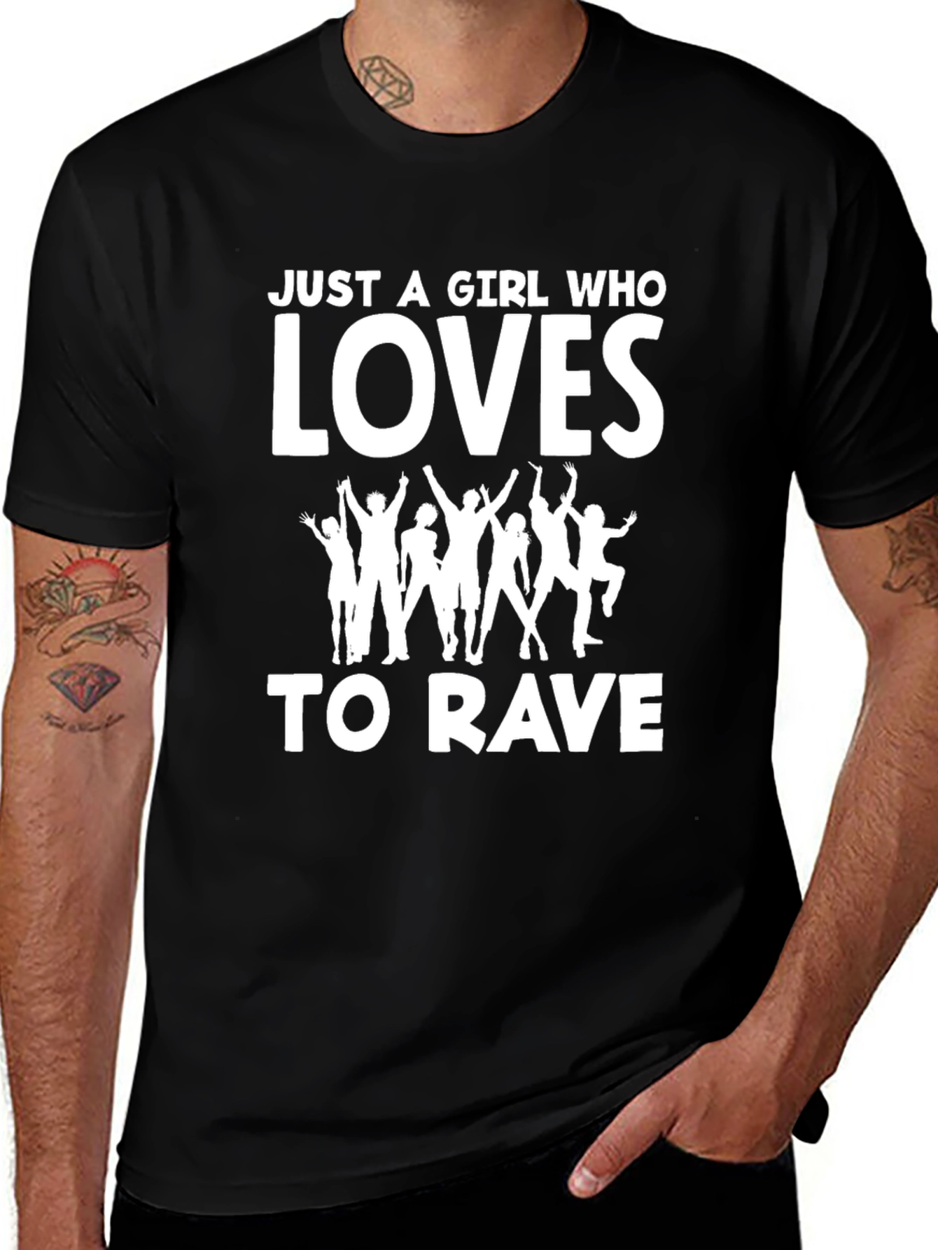 Just A Girl Who Loves To Rave T-Shirt