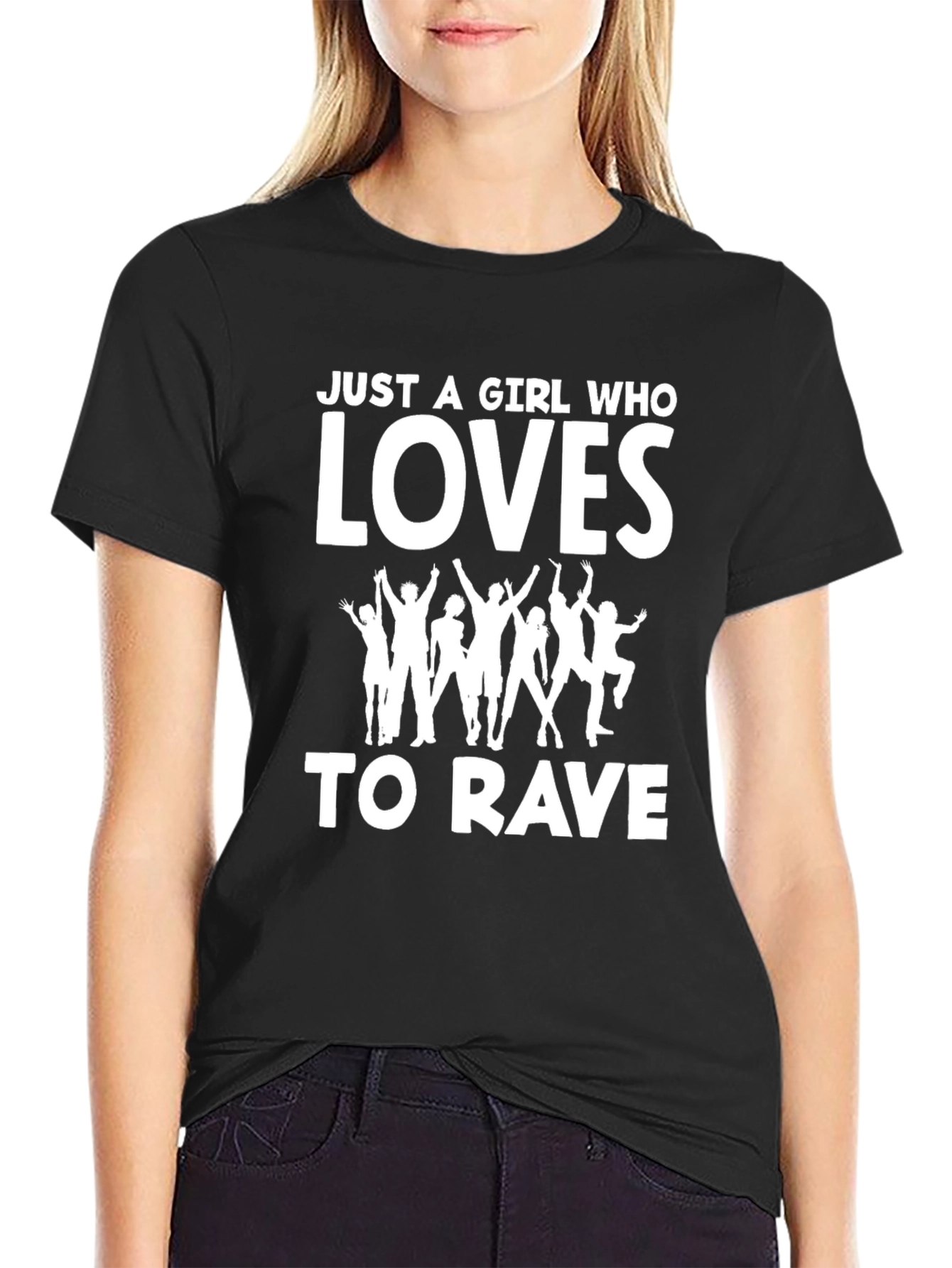 Just A Girl Who Loves To Rave T-Shirt