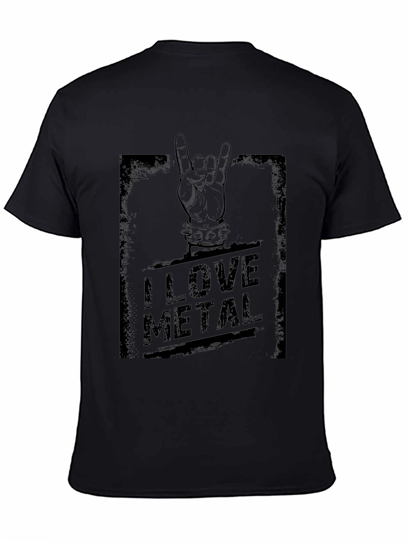 I Love Metal Black T-Shirt