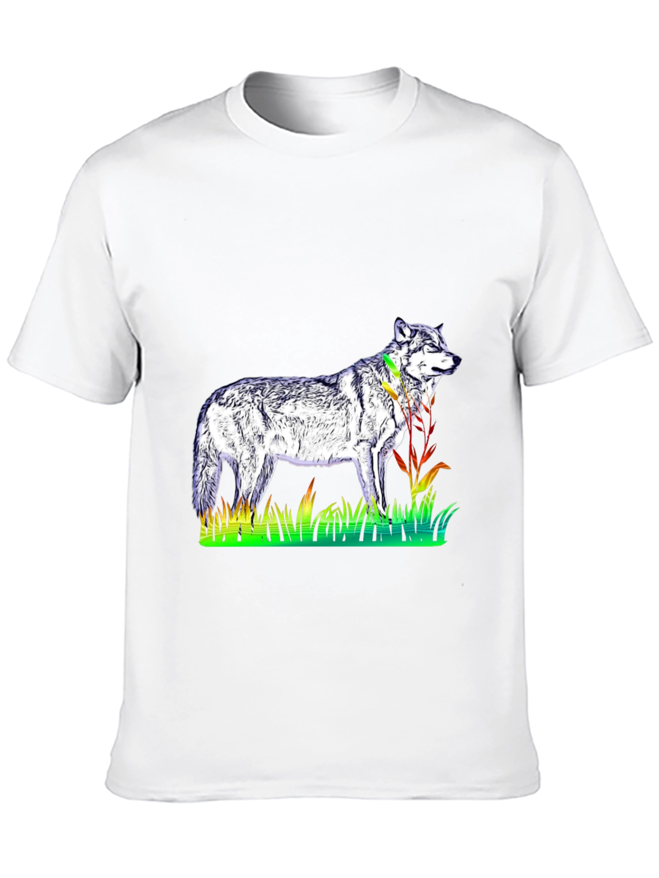 Wolf Graphic Black T-Shirt