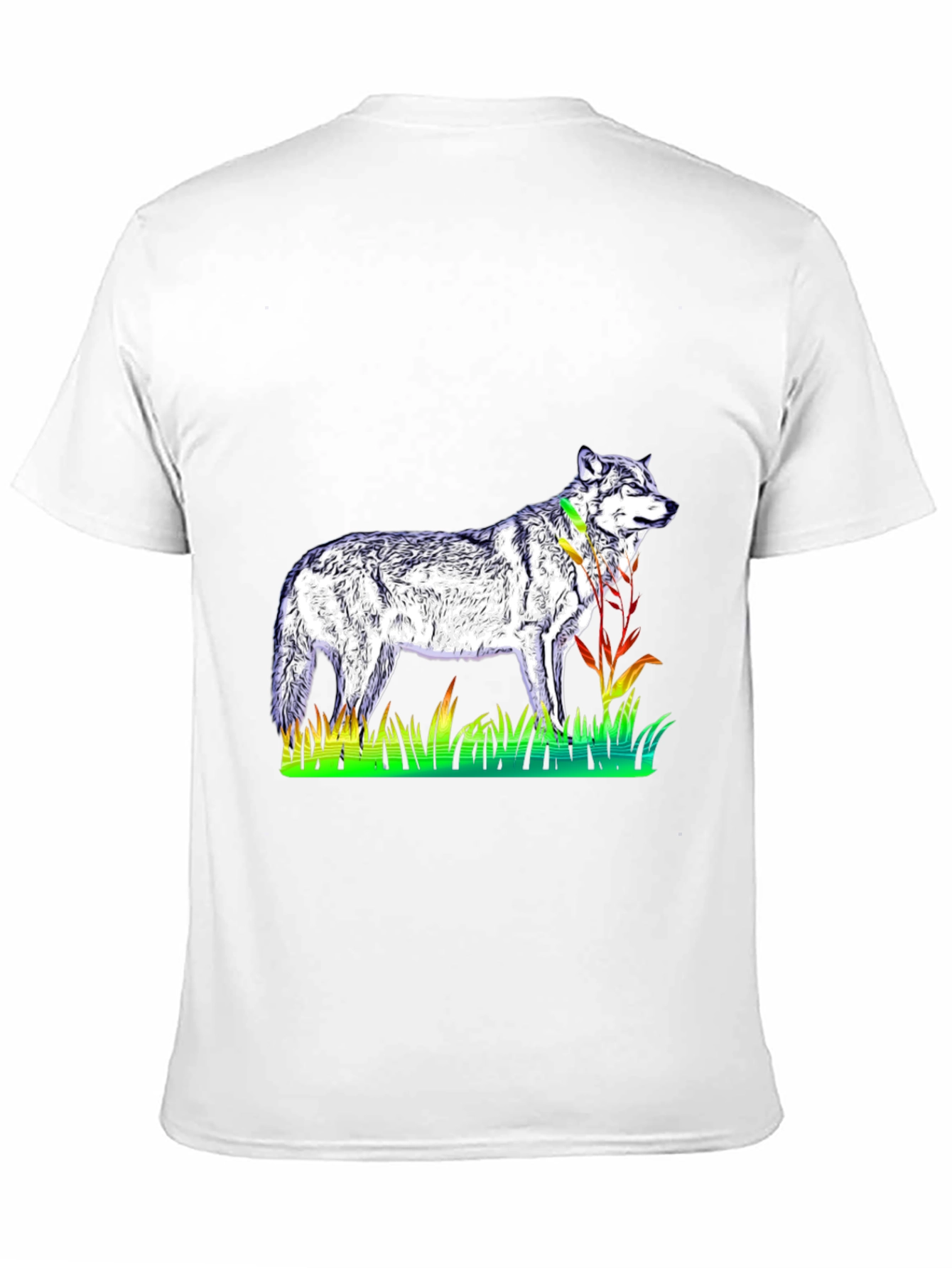 Wolf Graphic Black T-Shirt