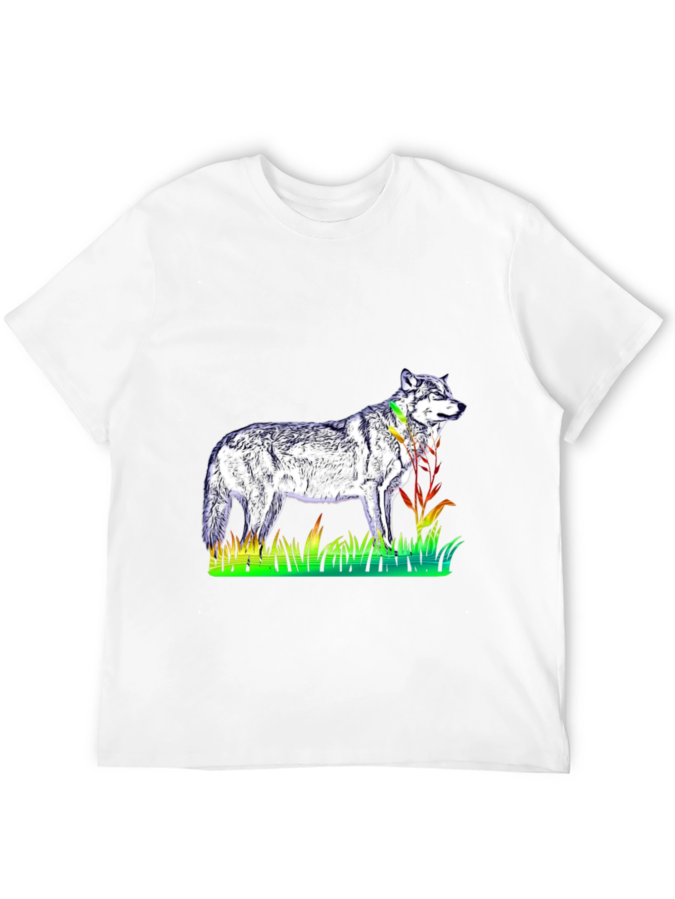 Wolf Graphic Black T-Shirt