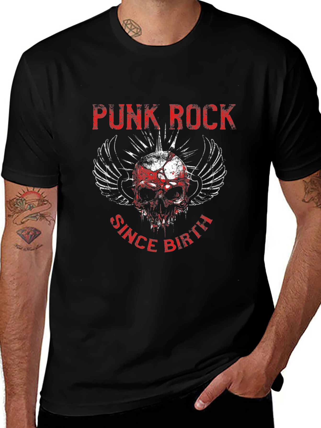 Punk Rock Since Birth Graphic T-Shirt