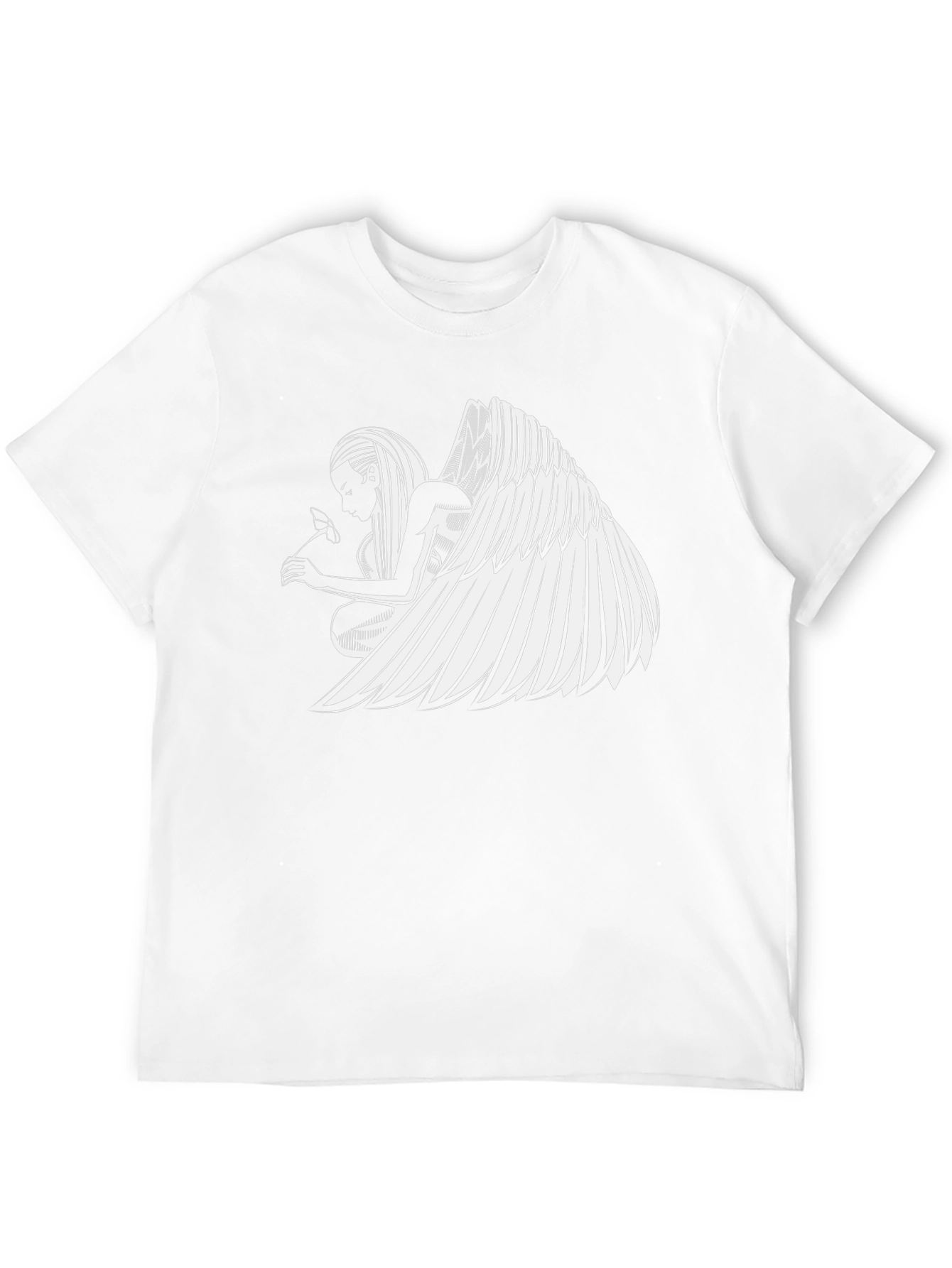 Angel Wing Graphic Black T-Shirt