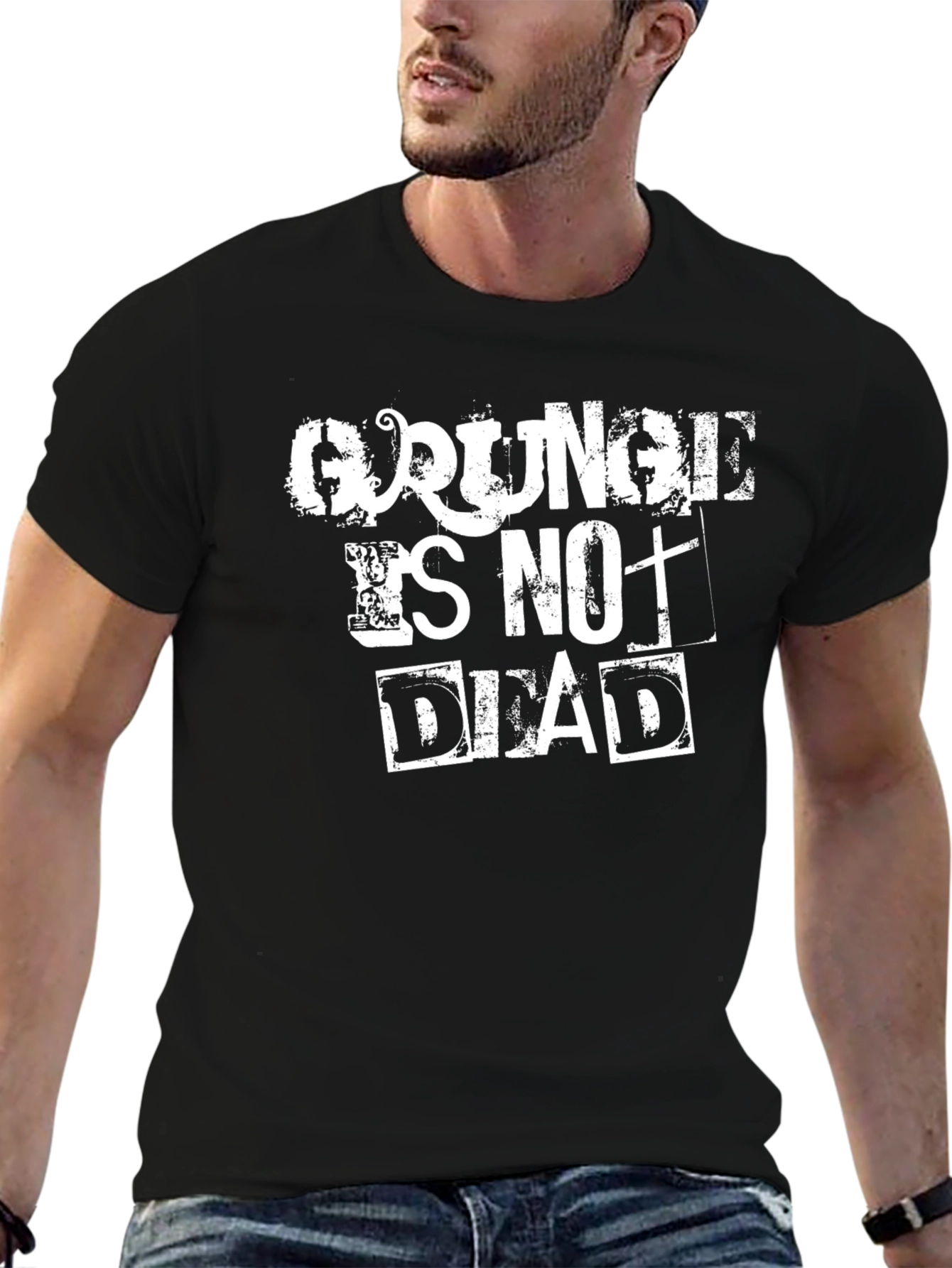 Grunge Is Not Dead Black T-Shirt