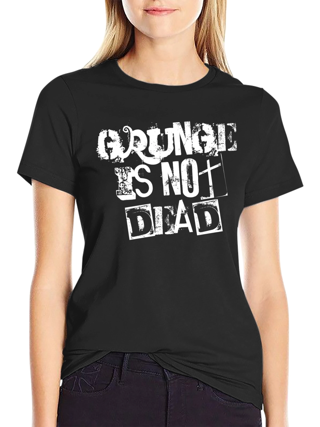 Grunge Is Not Dead Black T-Shirt