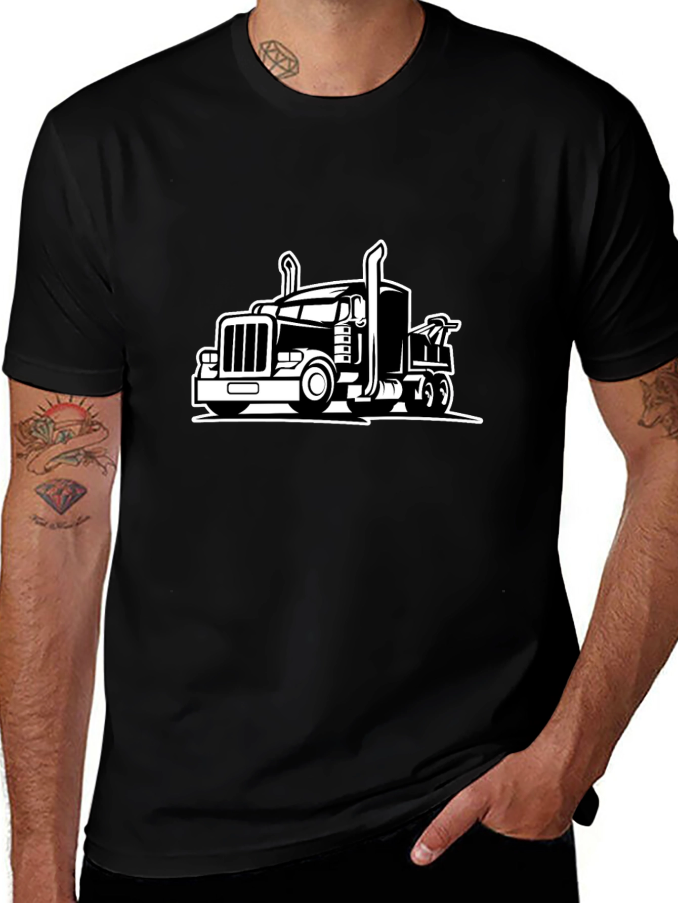 Black Truck Graphic Tee