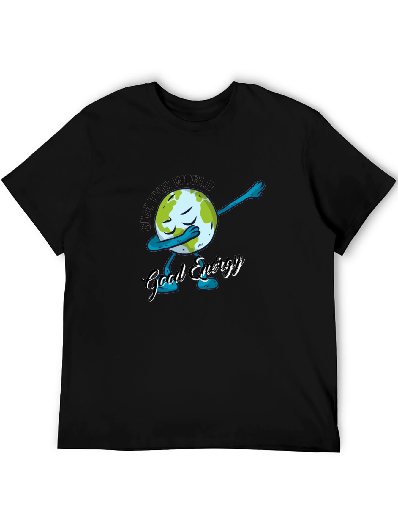 Give This World Good Energy T-Shirt - Black