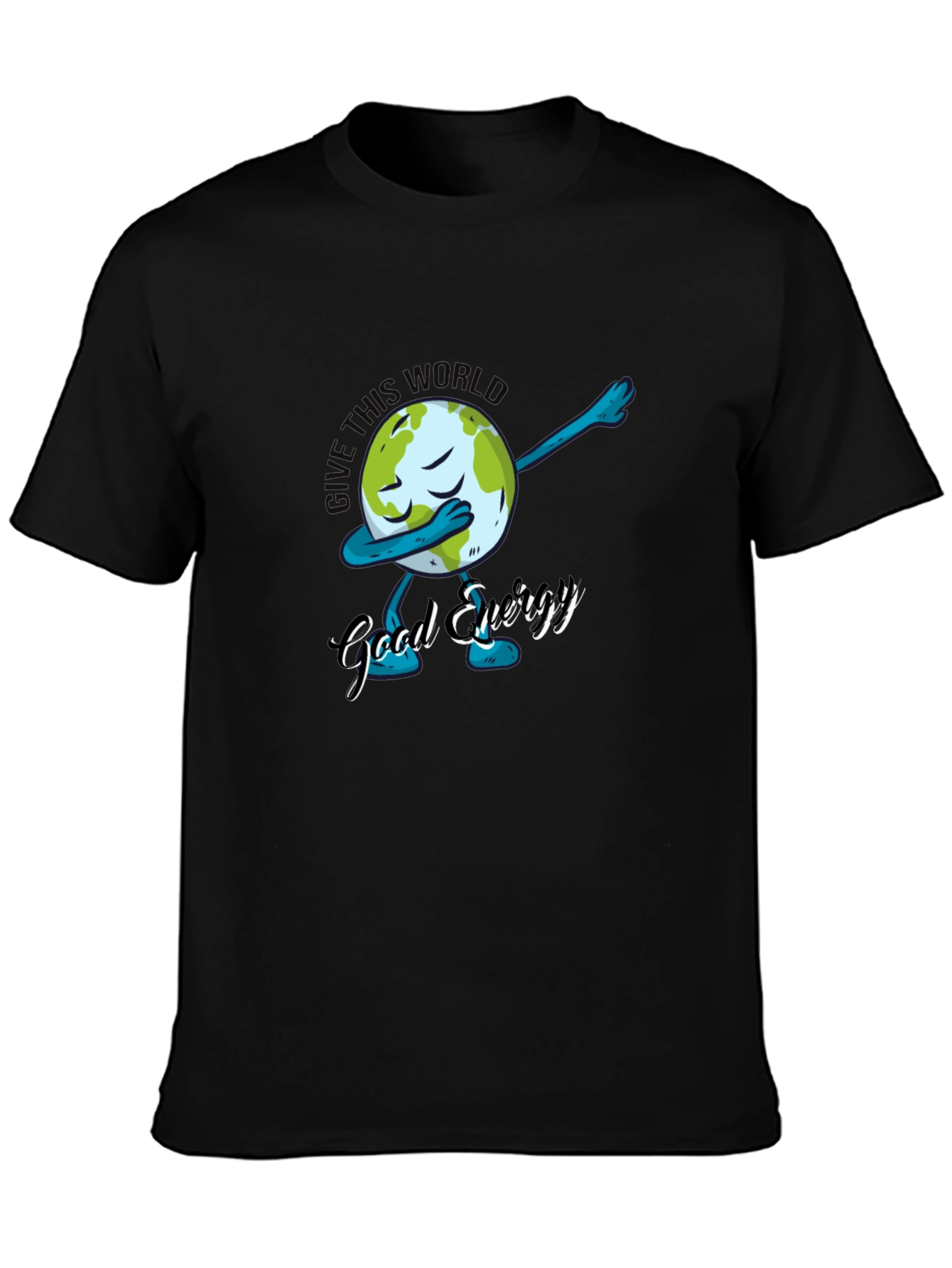 Give This World Good Energy T-Shirt - Black
