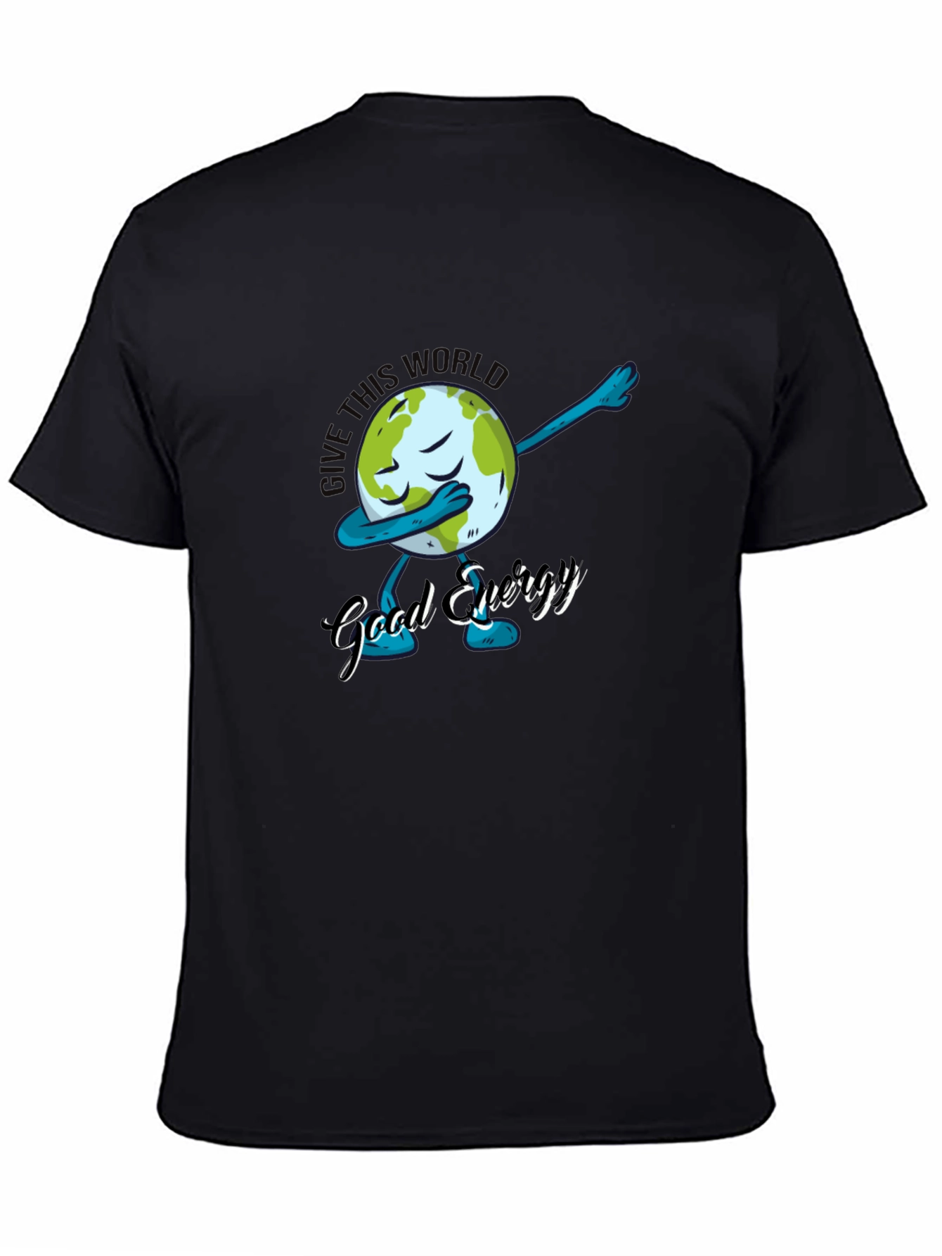 Give This World Good Energy T-Shirt - Black