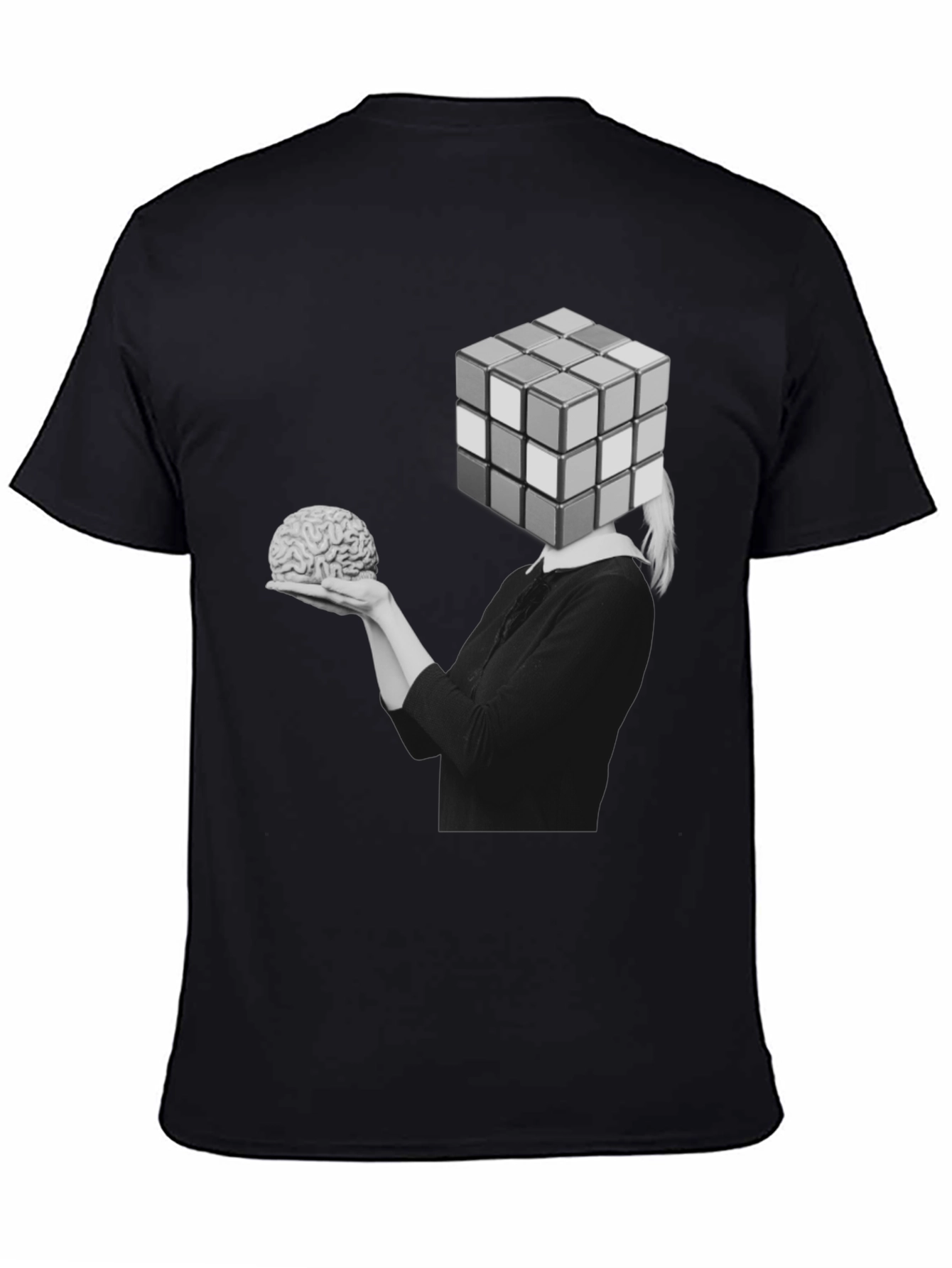 Rubiks Cube Brain T-Shirt