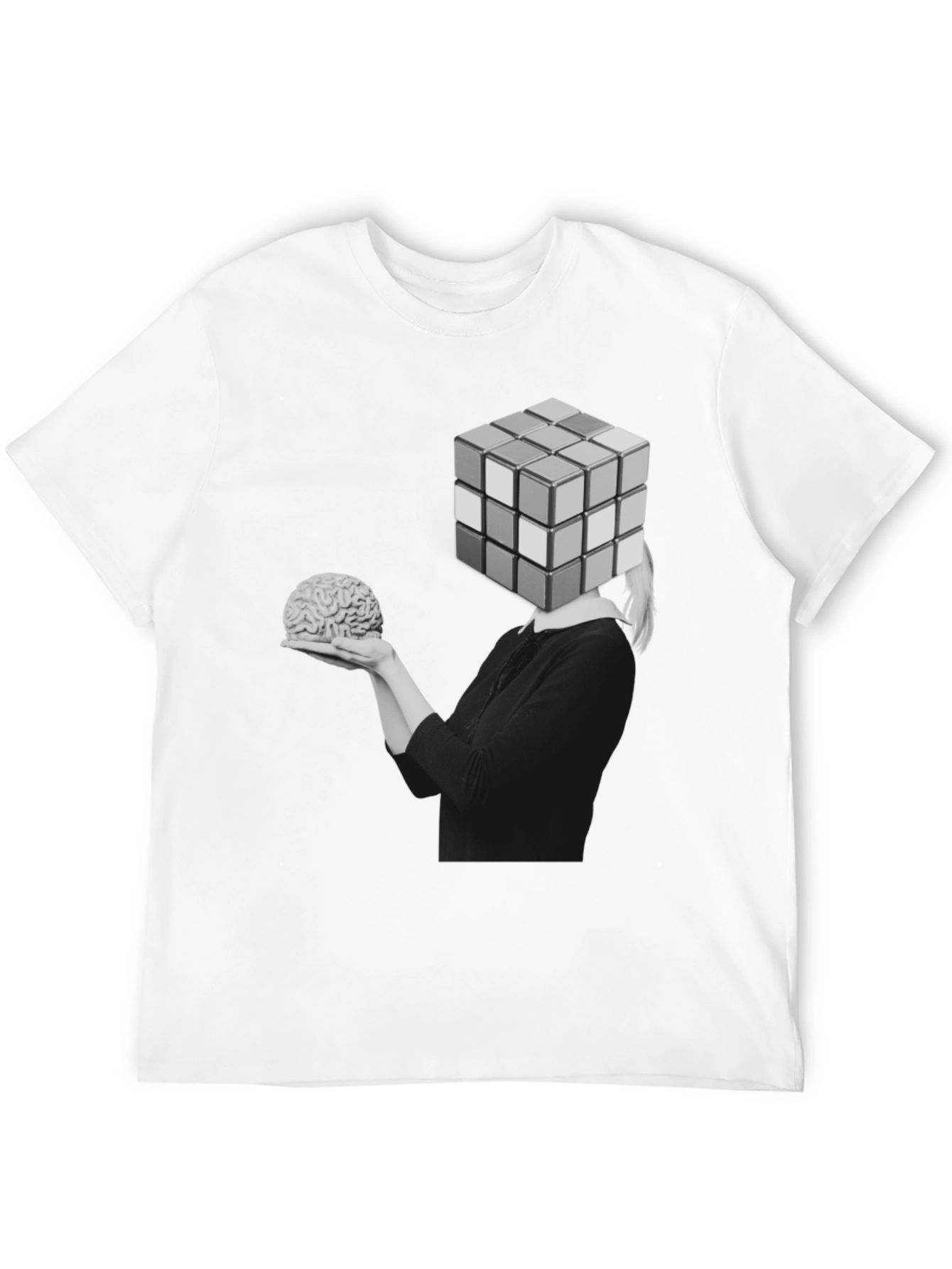 Rubiks Cube Brain T-Shirt