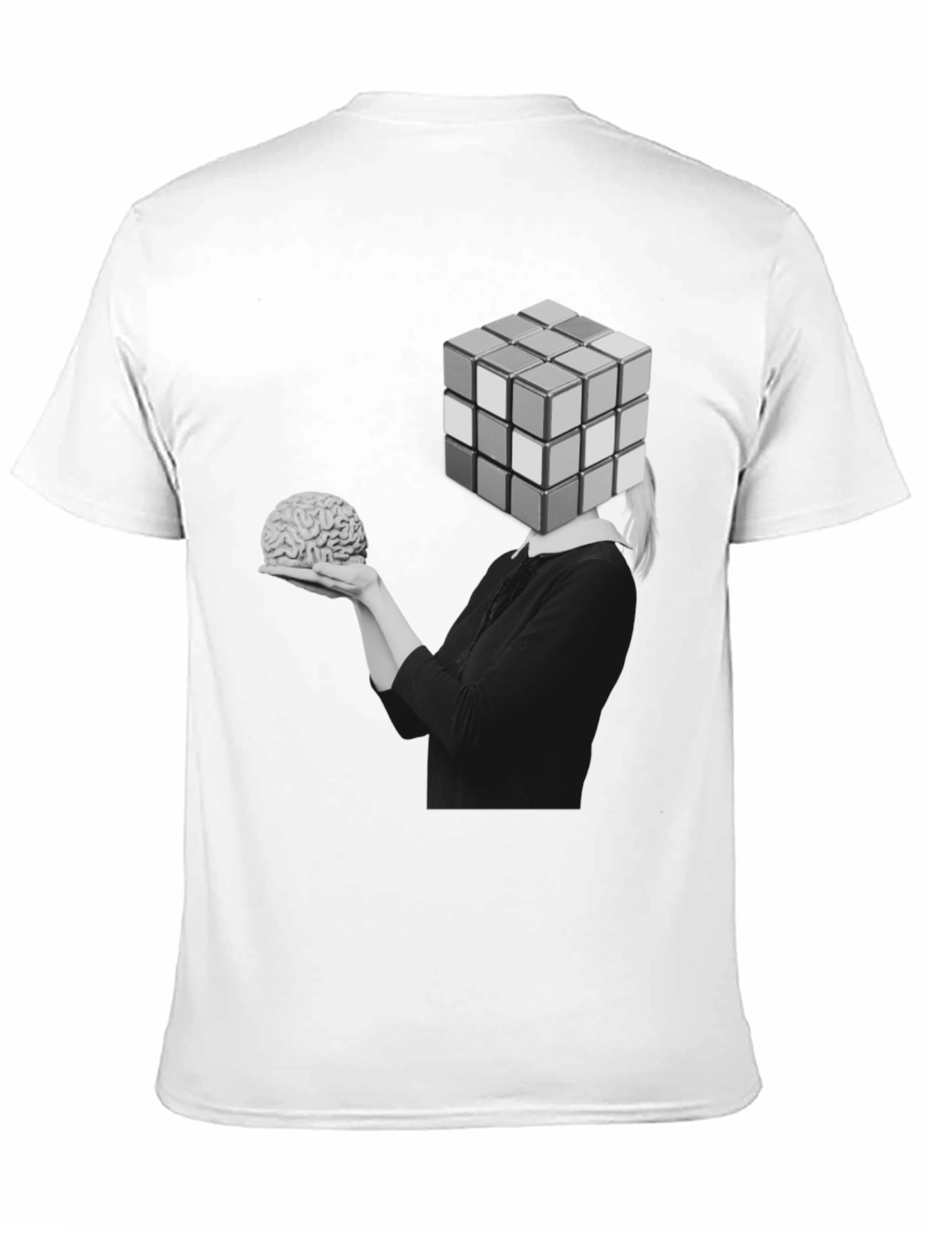 Rubiks Cube Brain T-Shirt
