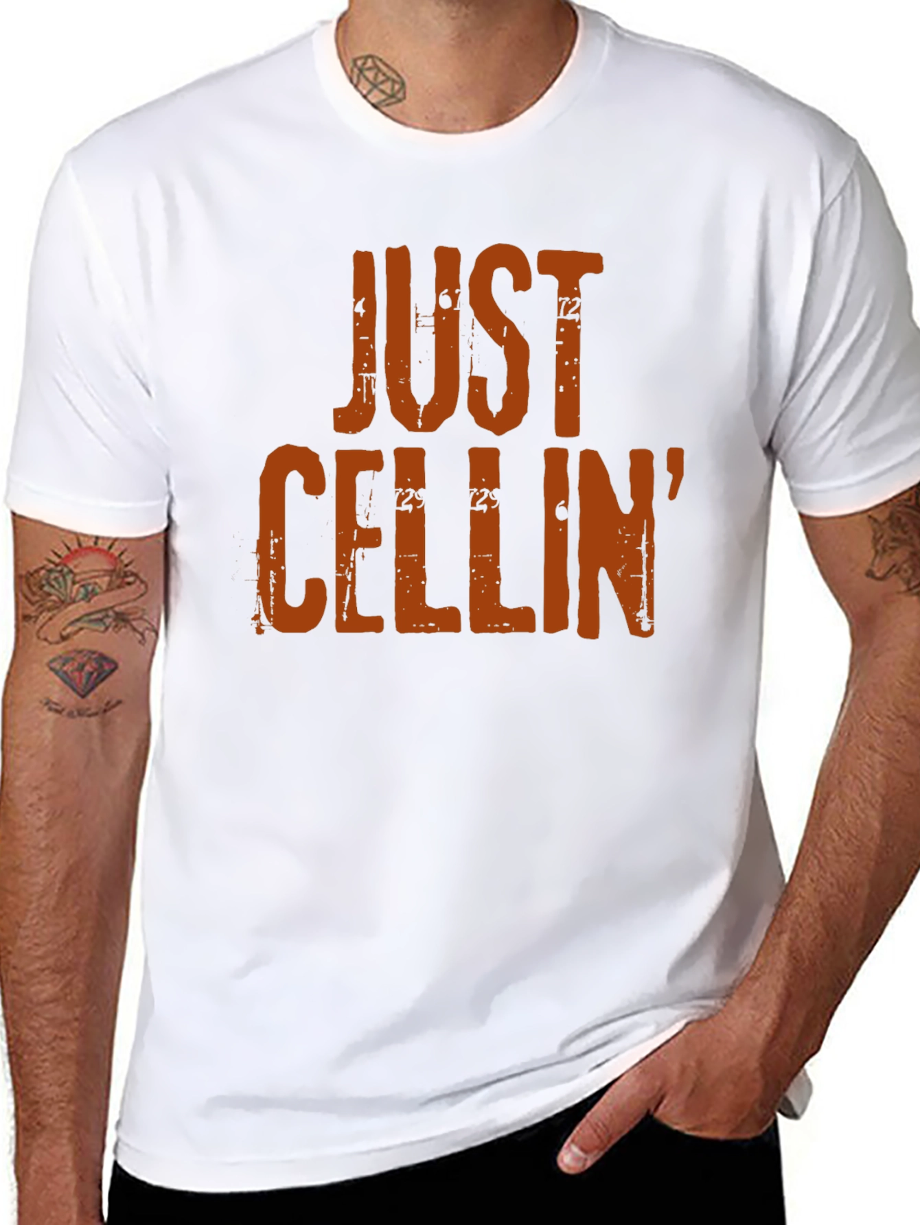 Just Cellin Graphic Print T-Shirt