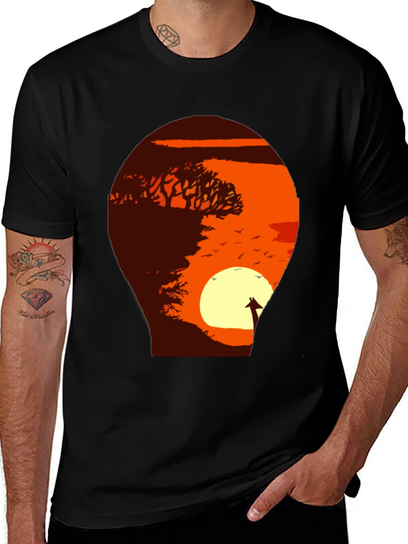 Sunset Safari Graphic Tee