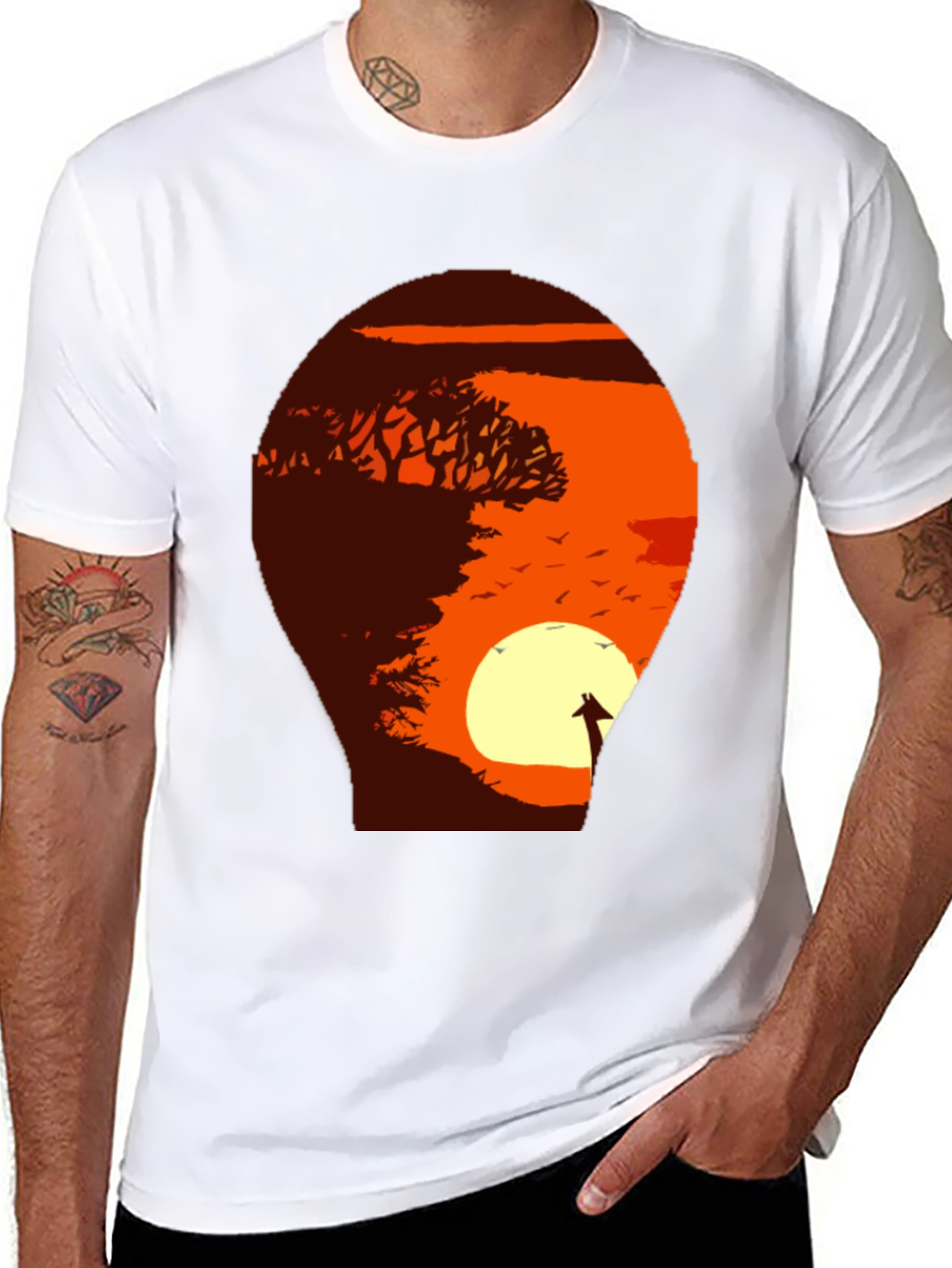 Sunset Safari Graphic Tee