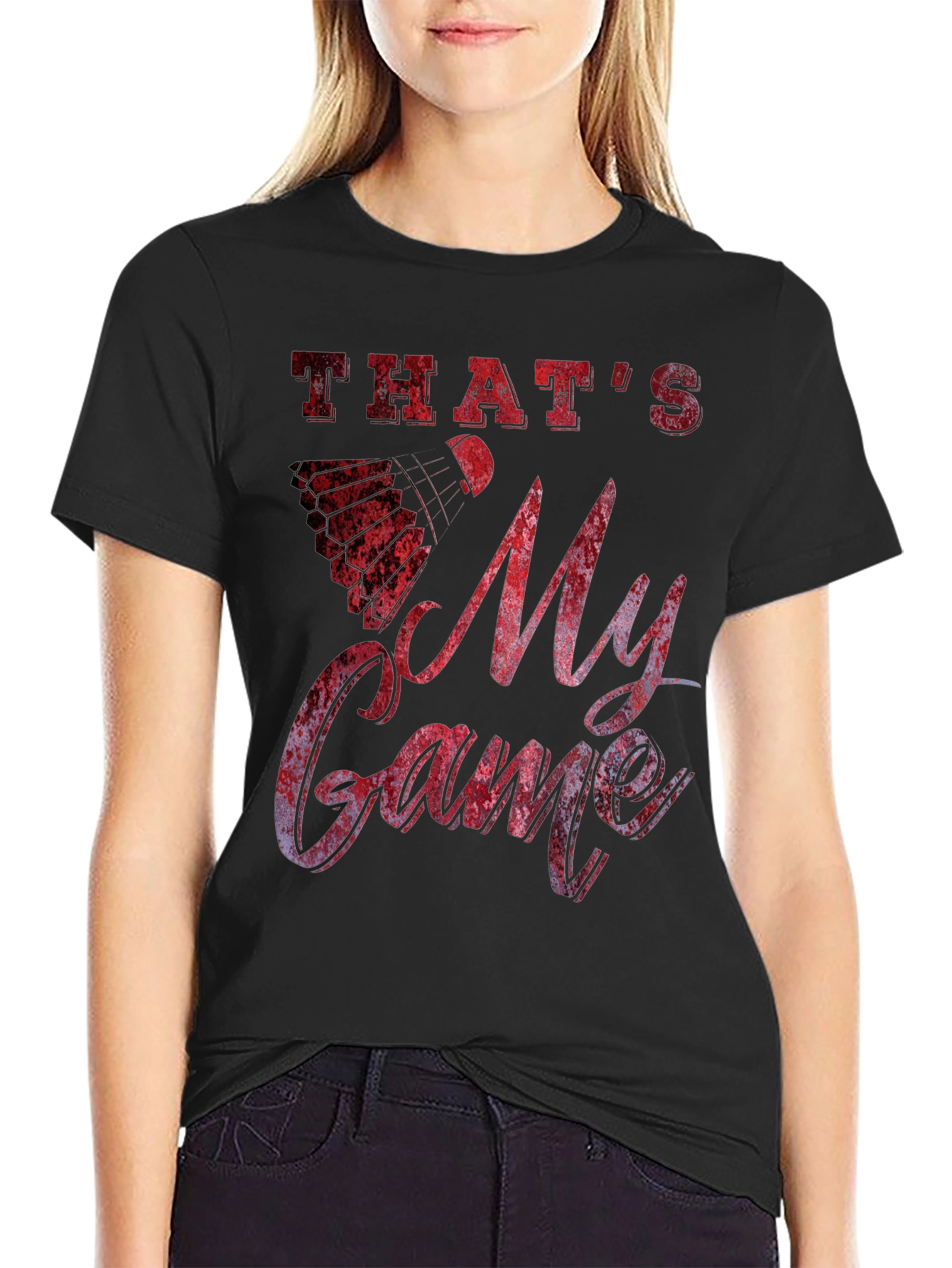 Thats My Game Badminton Graphic Tee