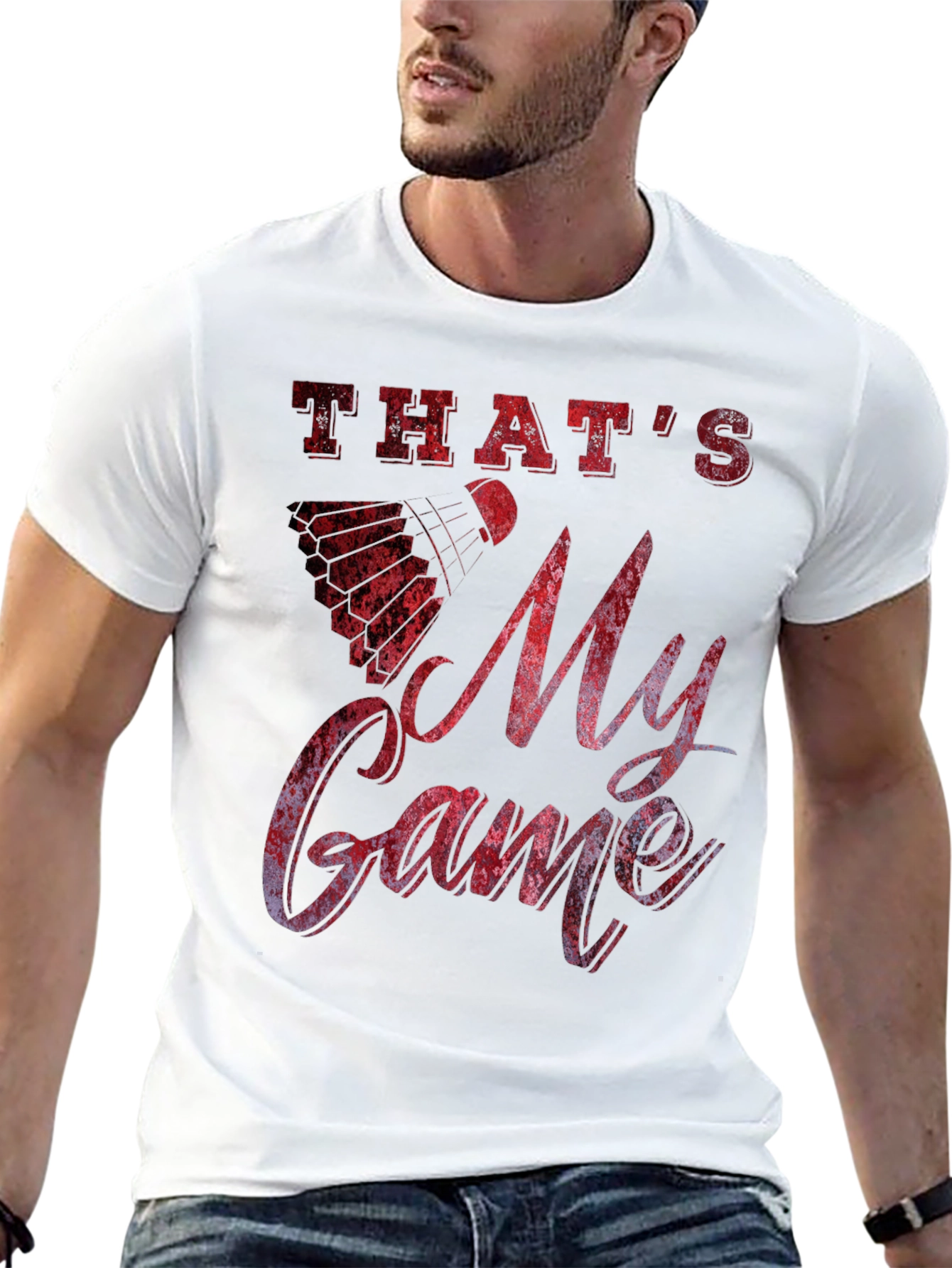 Thats My Game Badminton Graphic Tee