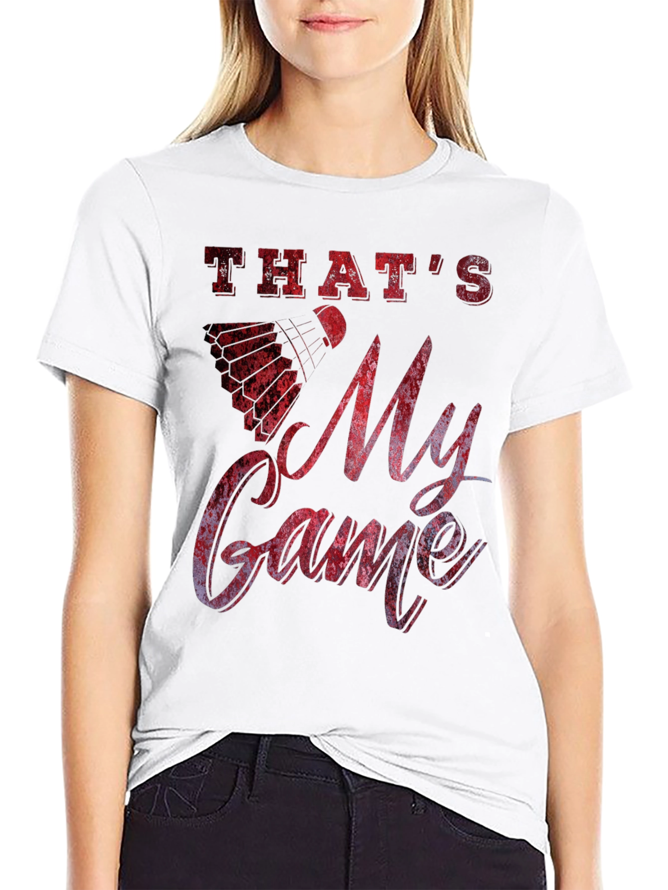 Thats My Game Badminton Graphic Tee
