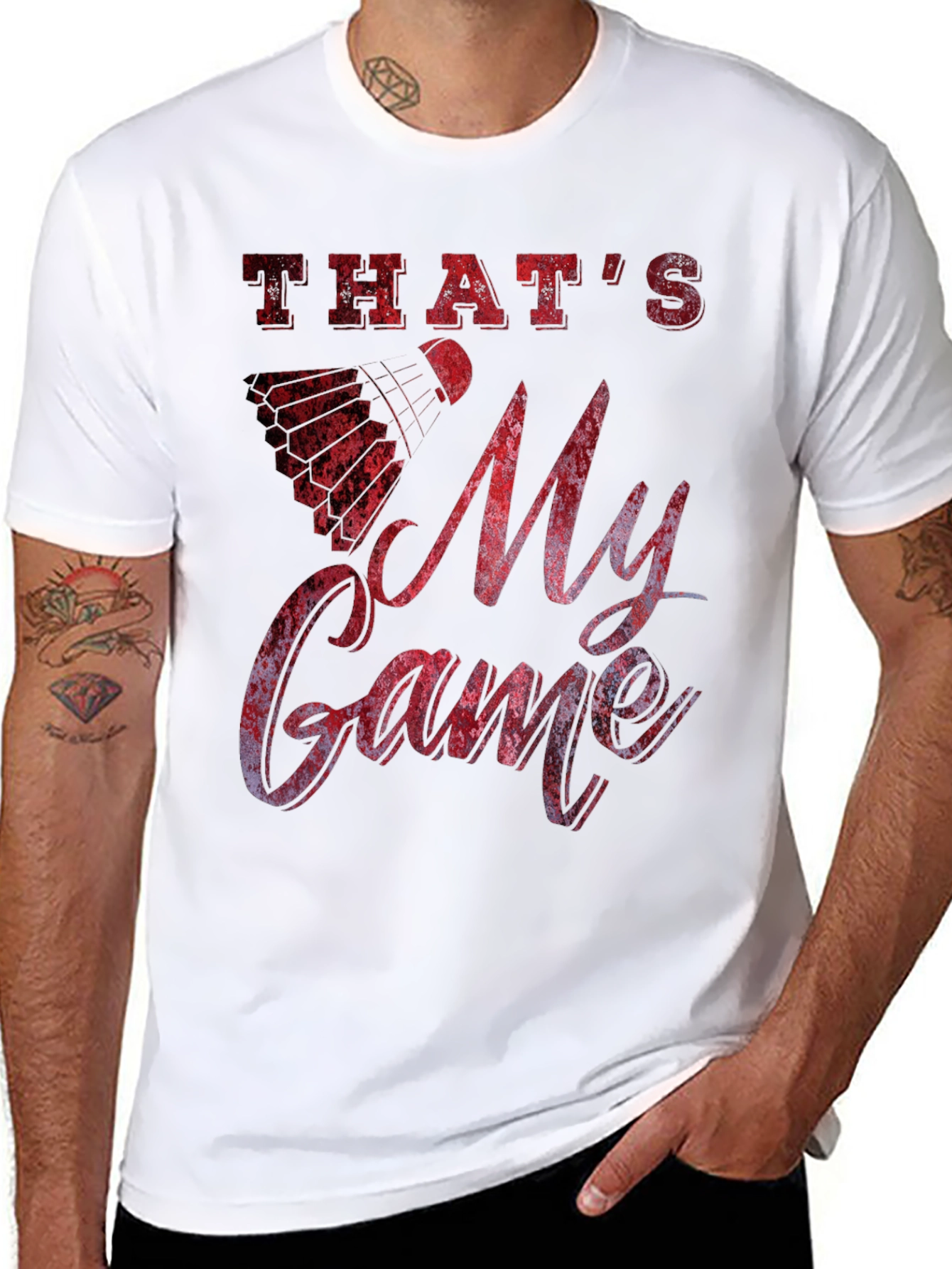 Thats My Game Badminton Graphic Tee