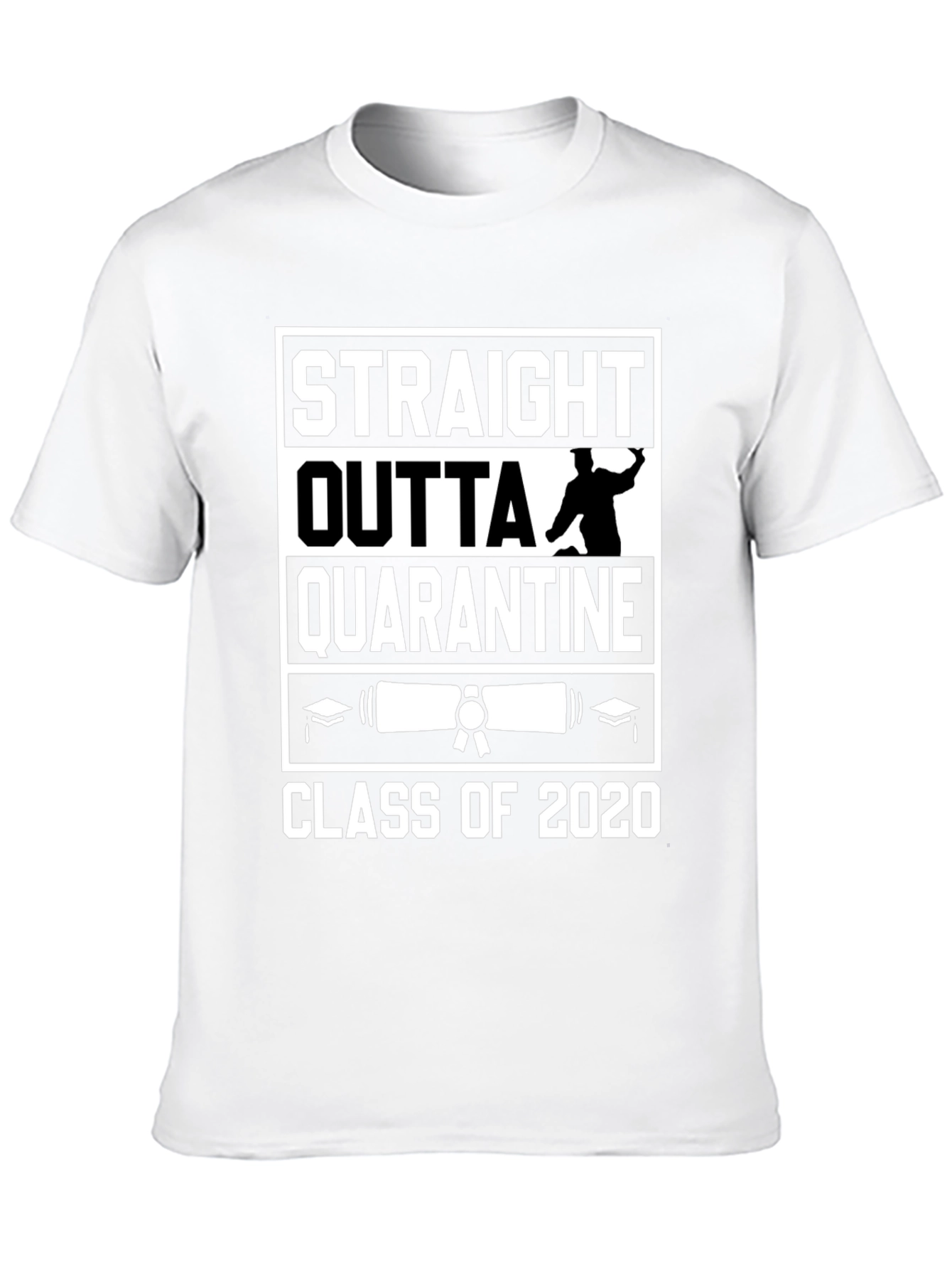 Straight Outta Quarantine Class of 2020 Graphic Tee