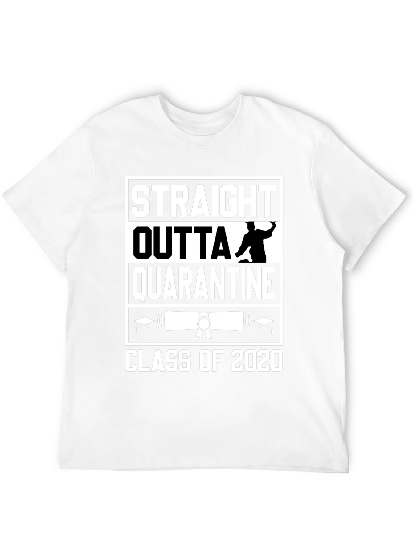 Straight Outta Quarantine Class of 2020 Graphic Tee