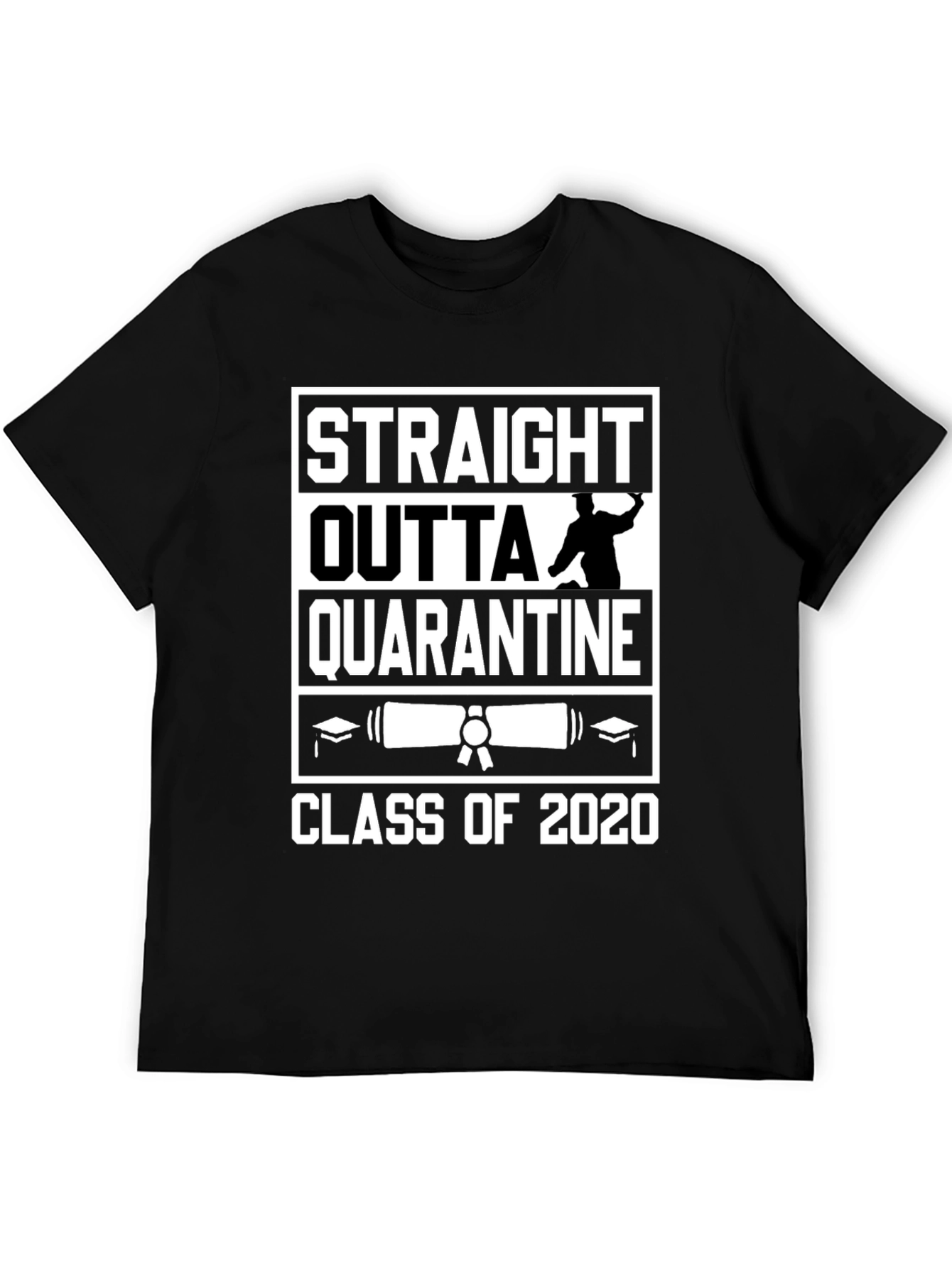 Straight Outta Quarantine Class of 2020 Graphic Tee