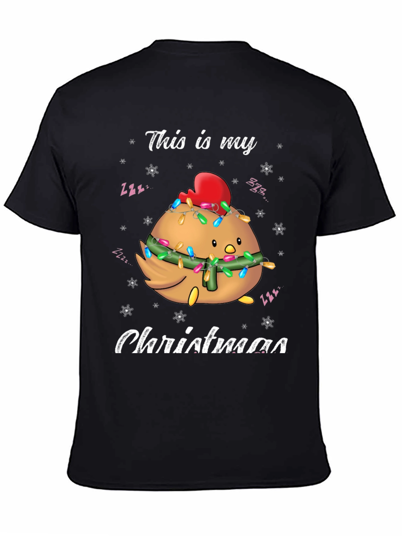 Funny Chicken Christmas T-Shirt