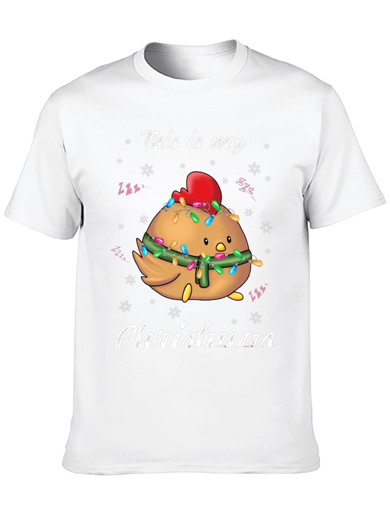 Funny Chicken Christmas T-Shirt