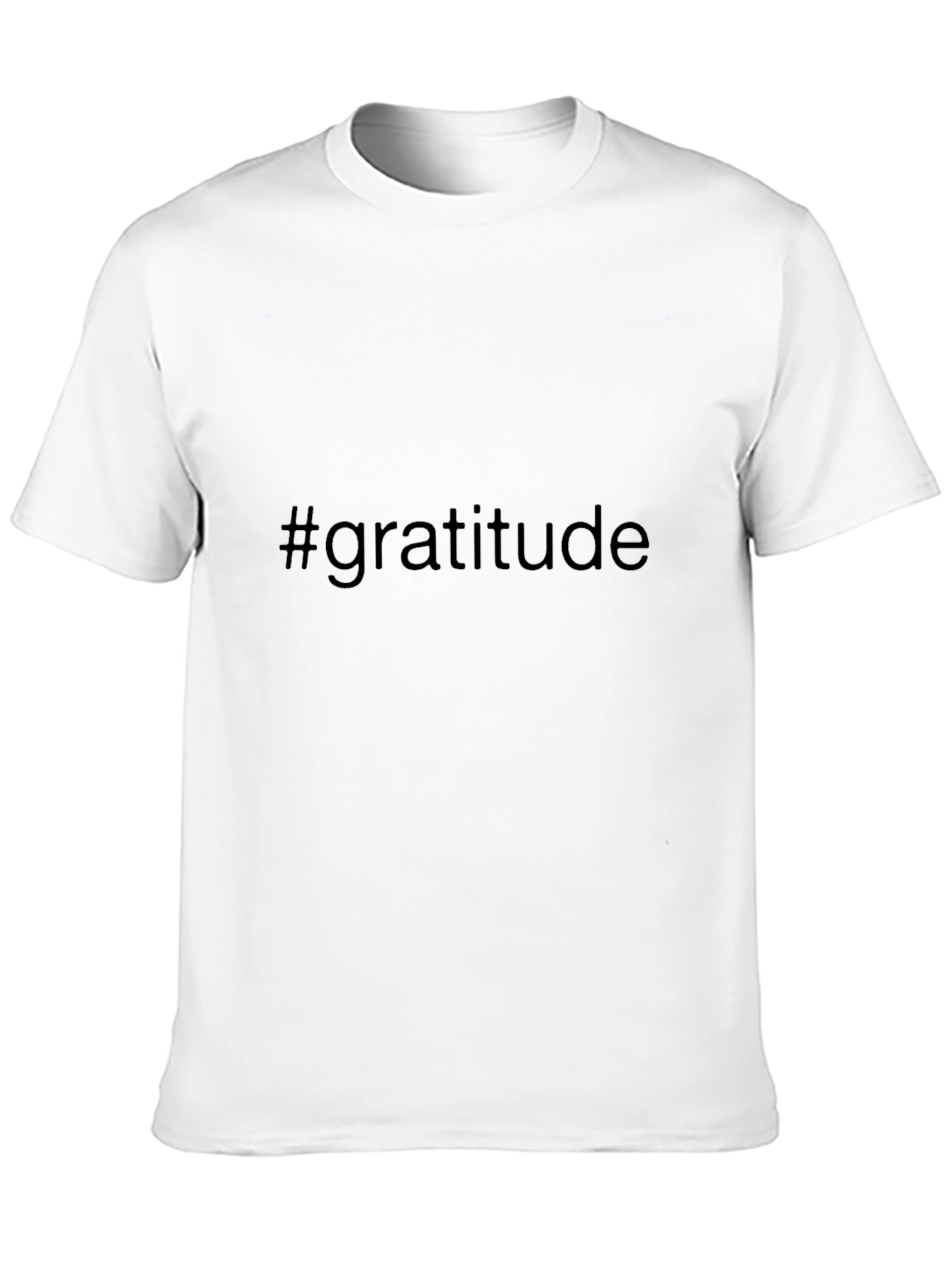 Gratitude Graphic Black T-Shirt