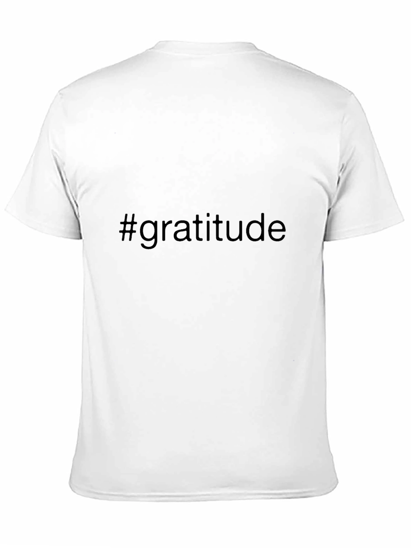 Gratitude Graphic Black T-Shirt