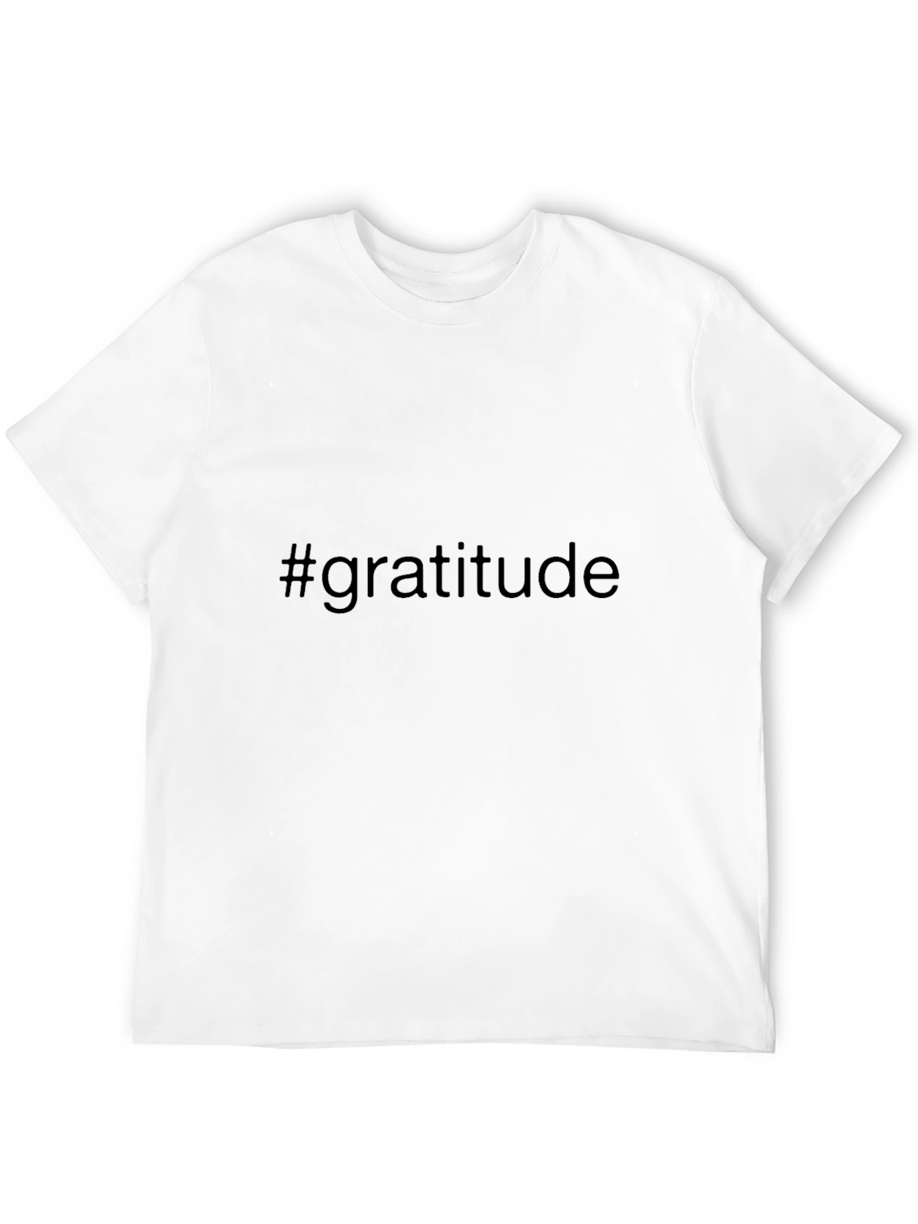 Gratitude Graphic Black T-Shirt