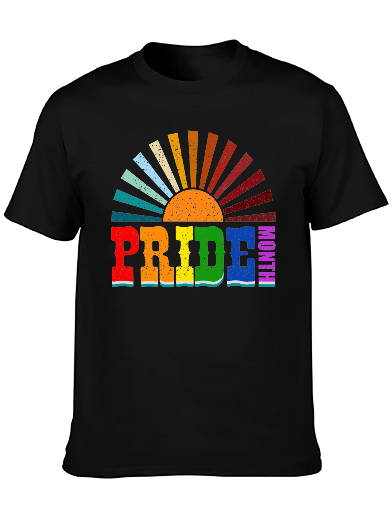 Pride Month Rainbow Retro T-Shirt